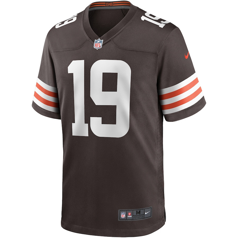 Bernie Kosar 19 Cleveland Browns Game Retired Brown NFL Jersey Men's
