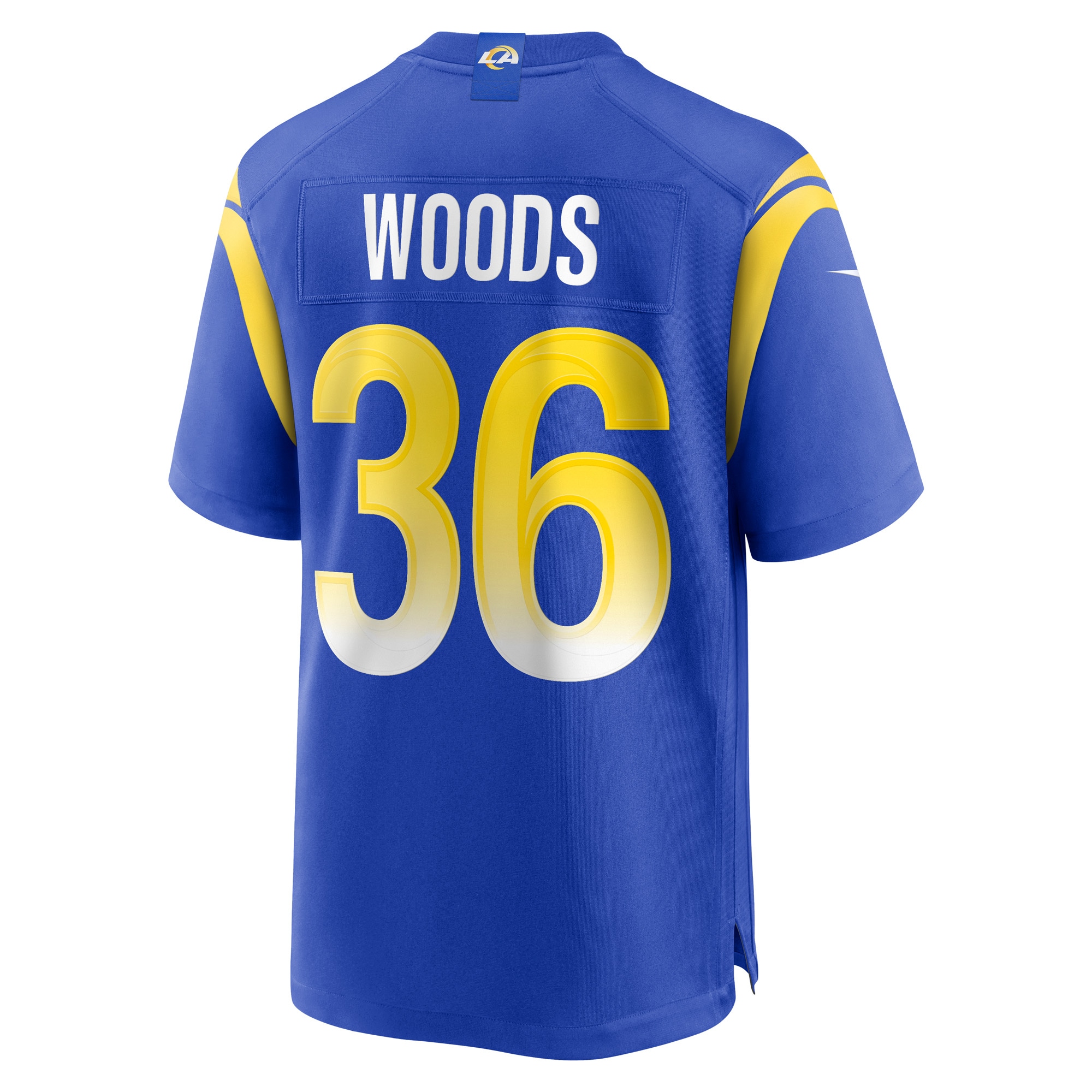 Los Angeles Rams Charles Woods Royal Game NFL Jersey Men's