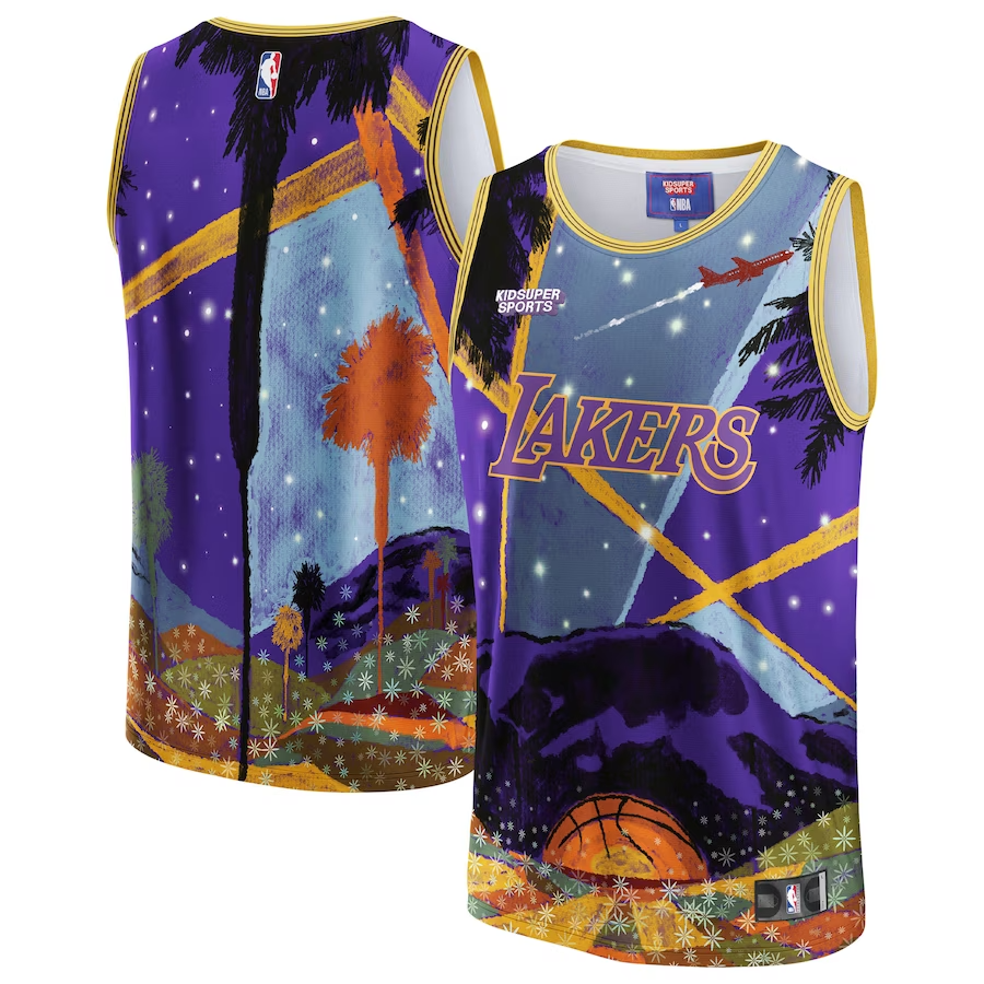 Los Angeles Lakers KidSuper Studio Unisex Hometown Purple NBA Jersey Unisex