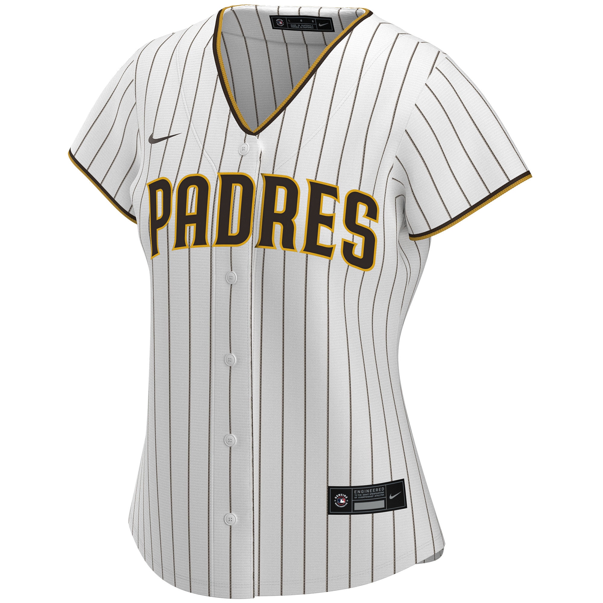 San Diego Padres White Home Custom MLB Jersey Women's