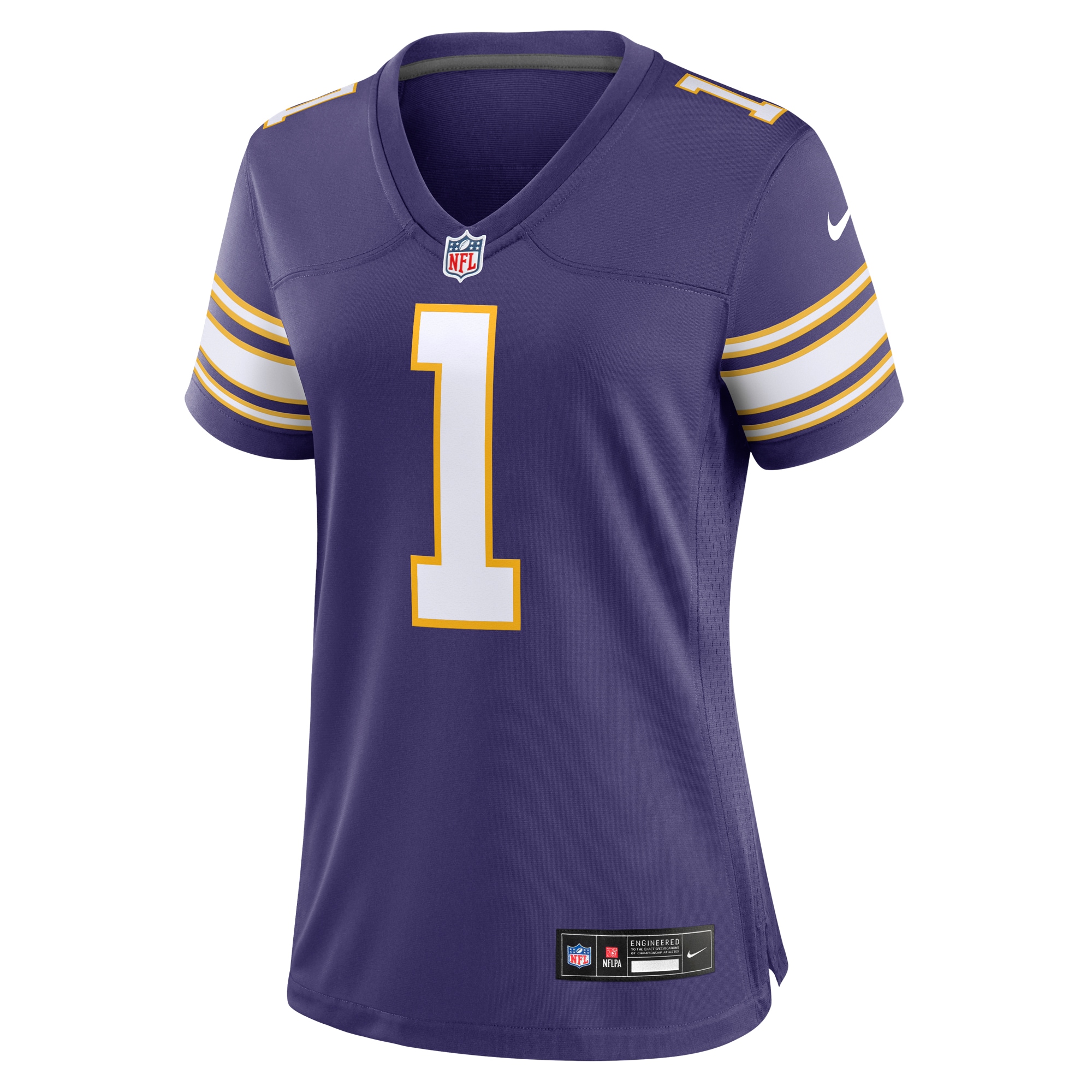 Minnesota Vikings Warren Moon Purple Classic Retired Player Game NFL Jersey Women's