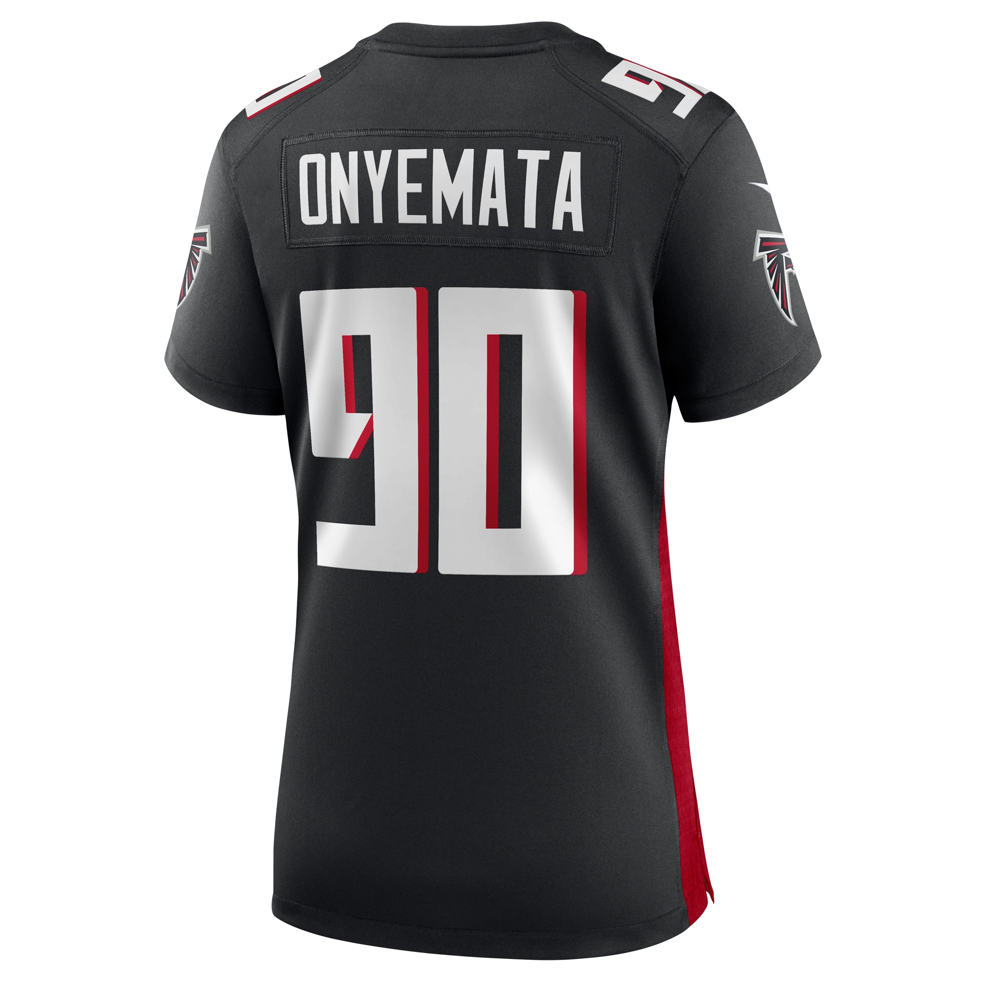Atlanta Falcons David Onyemata Black Game Player NFL Jersey Women's