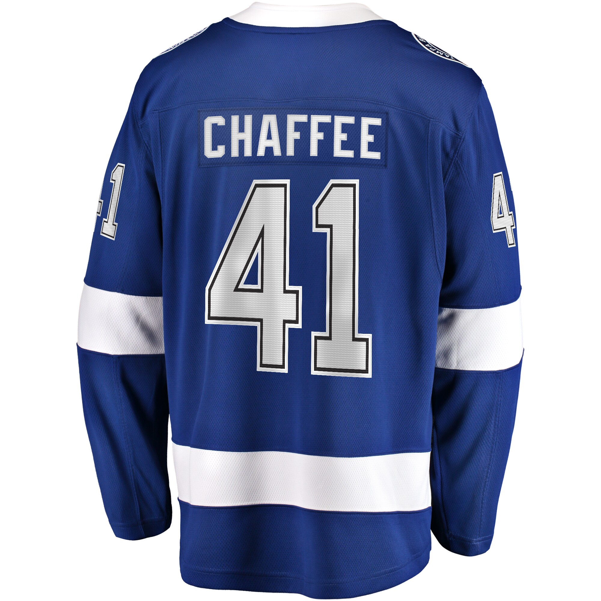 Tampa Bay Lightning Mitchell Chaffee Blue Home Premier Breakaway Player NHL Jersey Men's