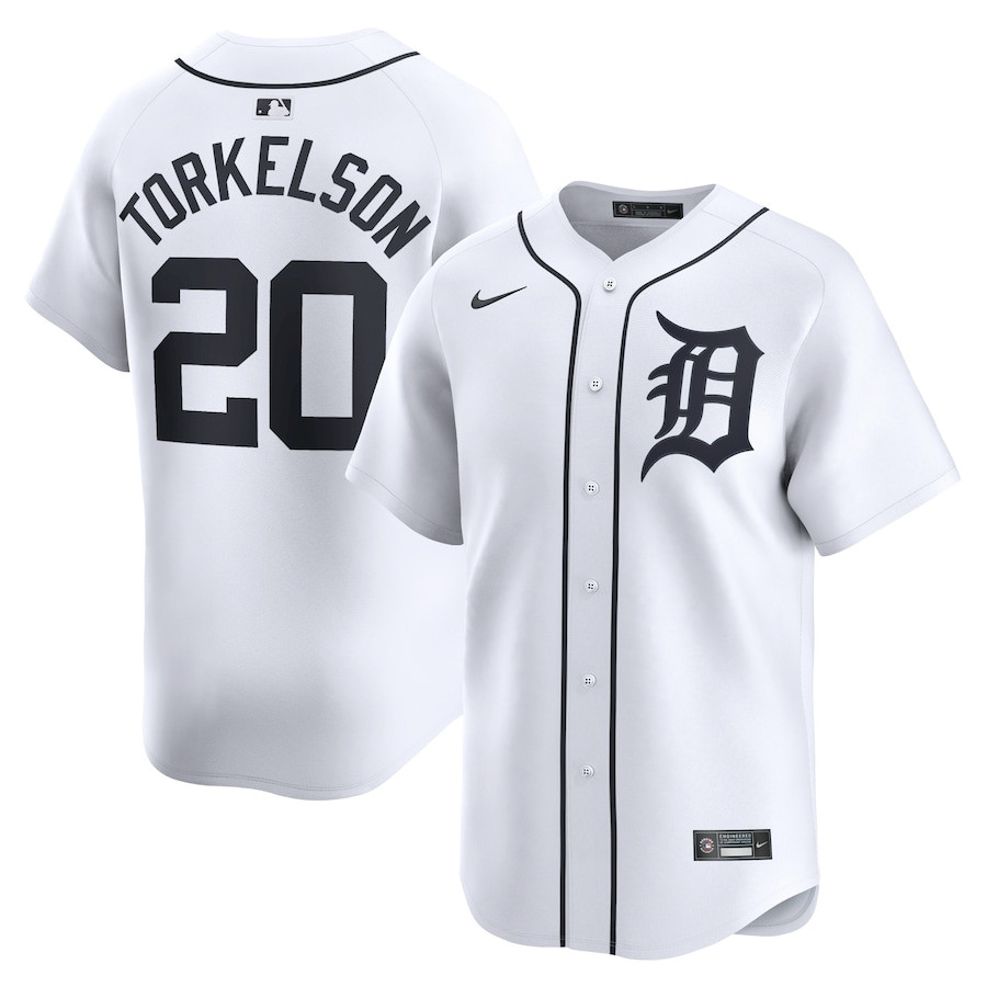 Spencer Torkelson 20 Detroit Tigers Home Limited Player White MLB Jersey Youth