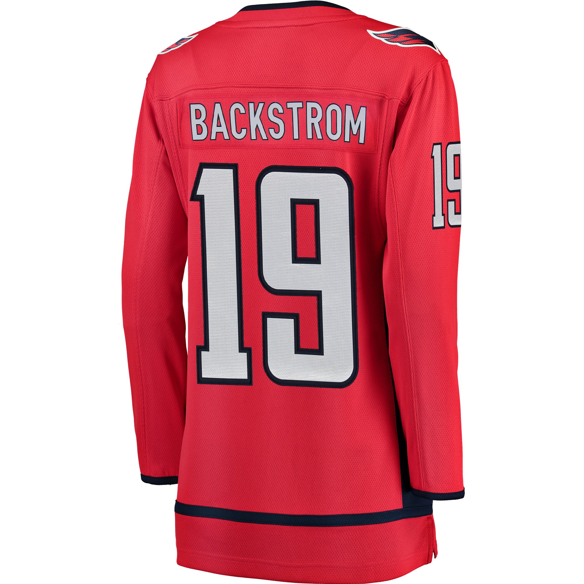Washington Capitals Nicklas Backstrom Red Home Breakaway Player NHL Jersey Women's