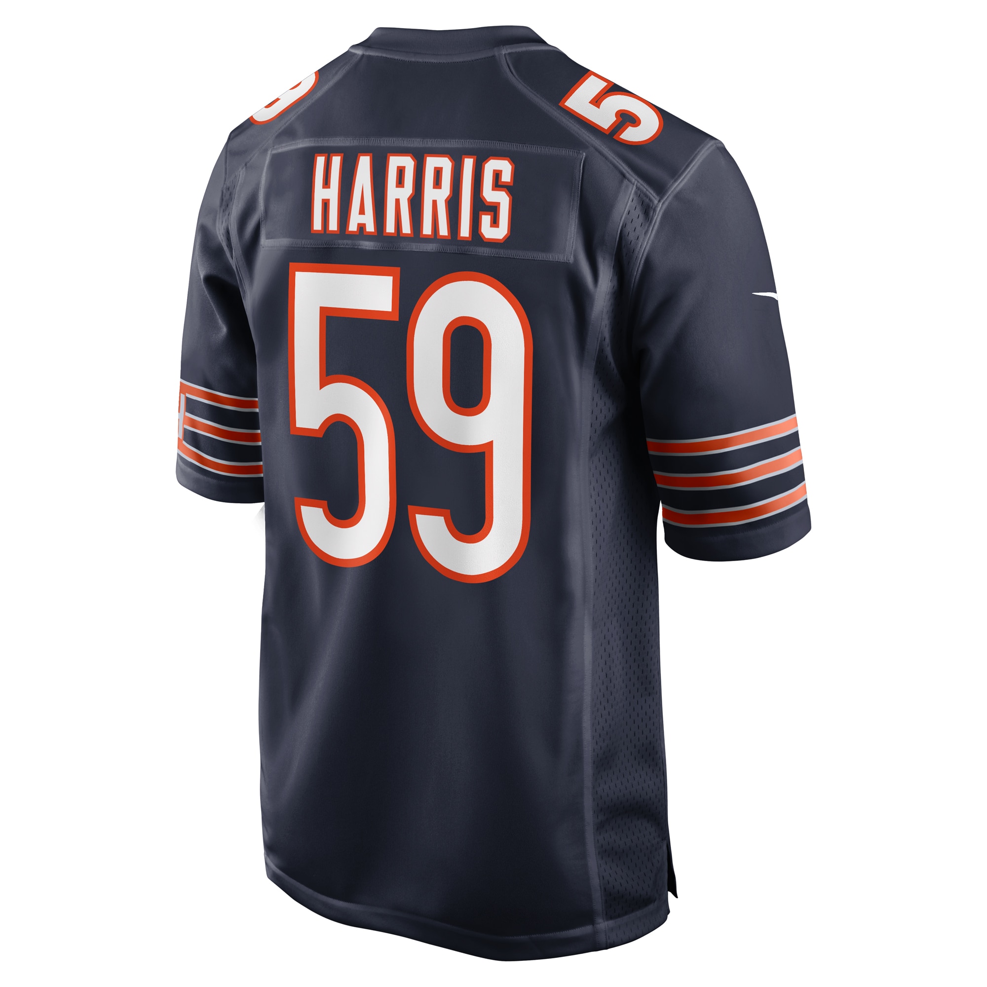 Chicago Bears Jalen Harris Navy Team Game NFL Jersey Men's