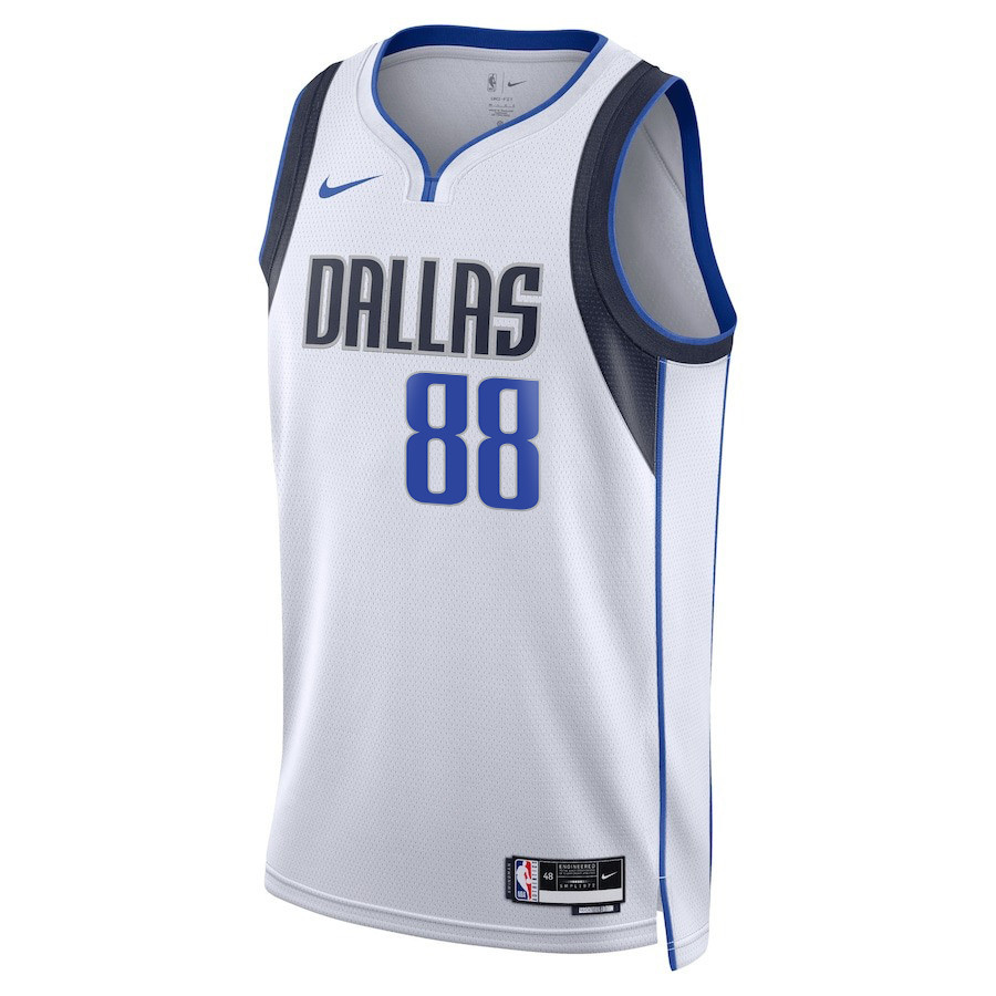 Markieff Morris 88 Dallas Mavericks 2024 FINALS PATCH Swingman Association Editio White NBA Jersey Men's