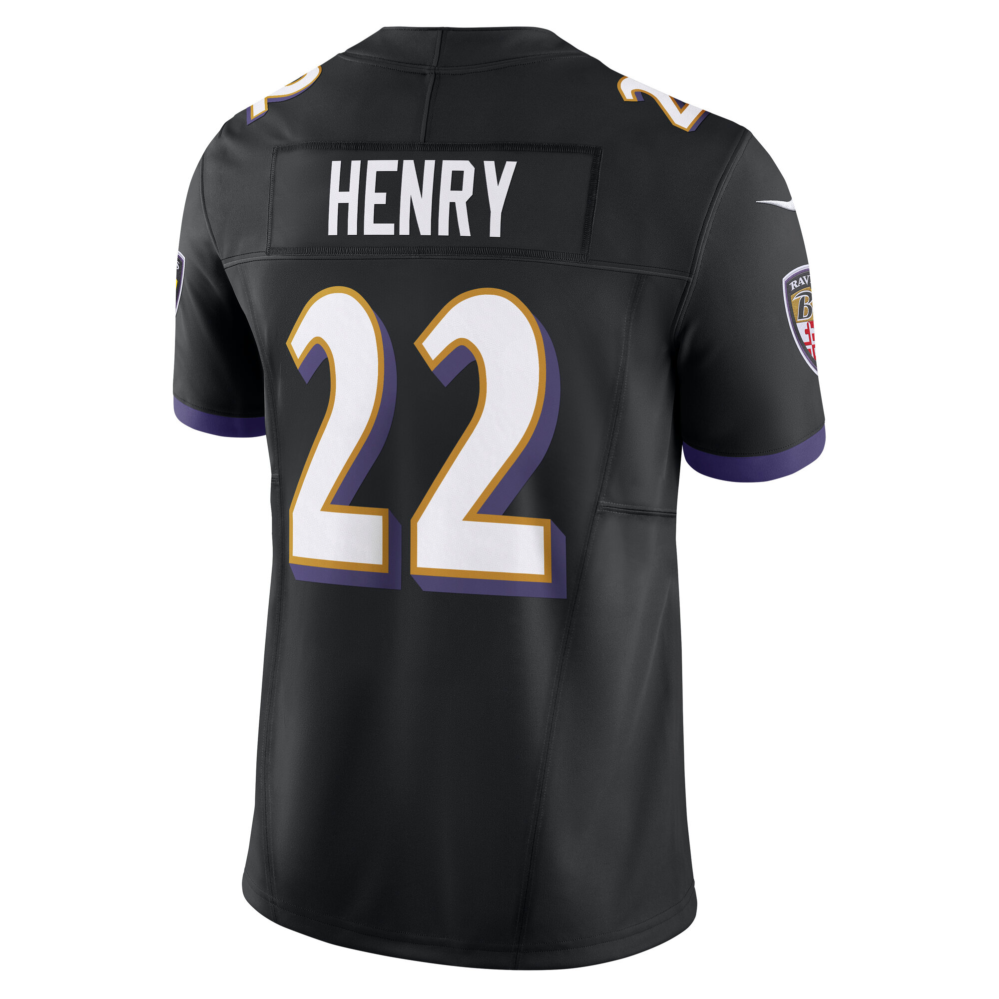 Baltimore Ravens Derrick Henry Black Vapor F.U.S.E. Limited NFL Jersey Men's