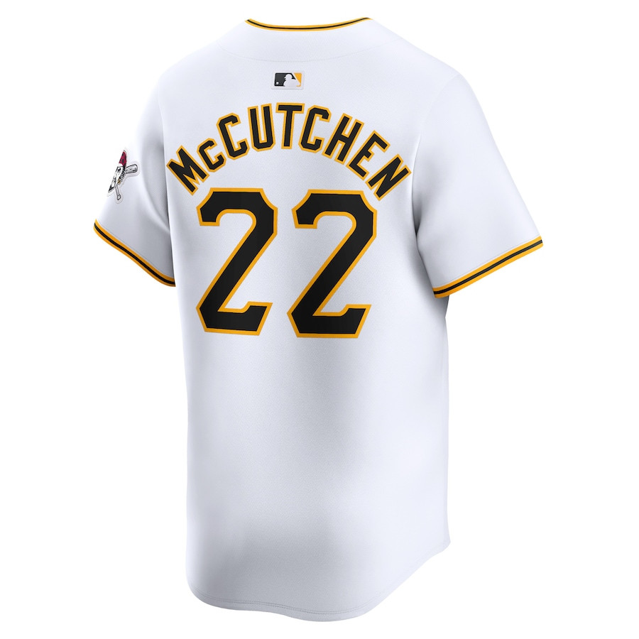 Andrew McCutchen 22 Pittsburgh Pirates Home Limited Player White MLB Jersey Men's