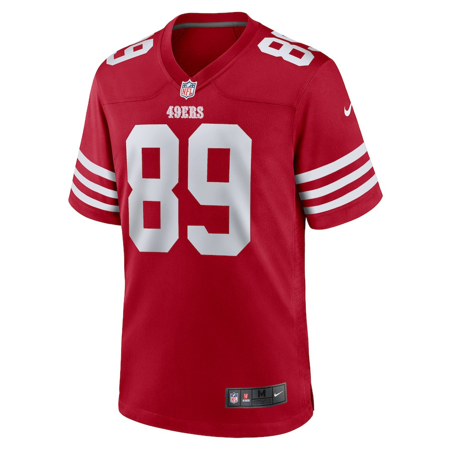 Charlie Woerner 89 San Francisco 49ers Game Scarlet NFL Jersey Men's