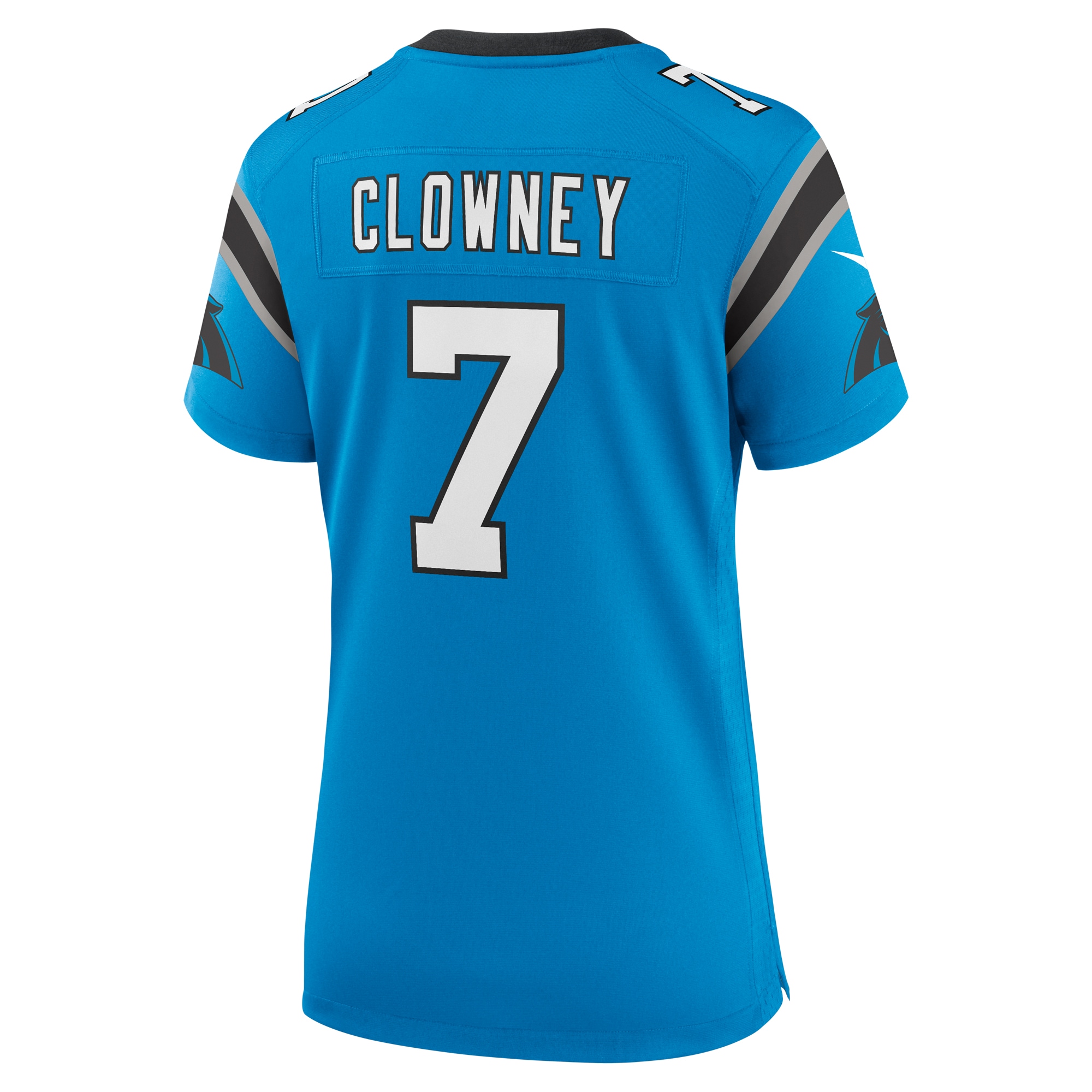 Carolina Panthers Jadeveon Clowney Blue Alternate Game NFL Jersey Women's