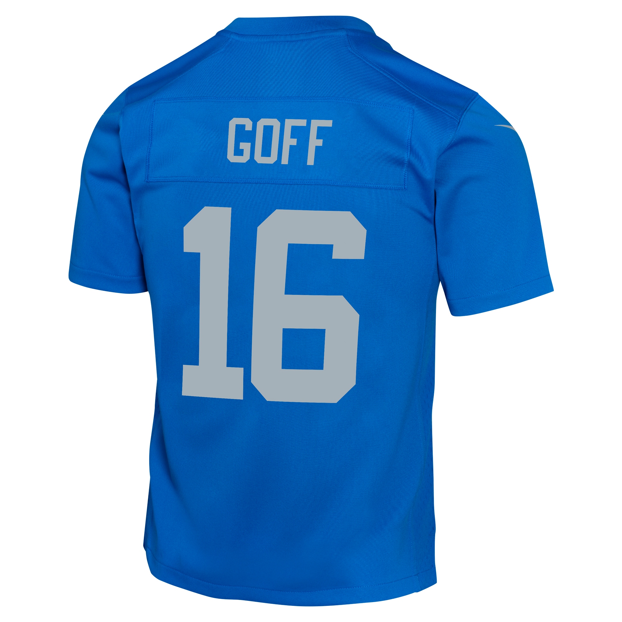Detroit Lions Jared Goff Blue Alternate Game NFL Jersey Youth