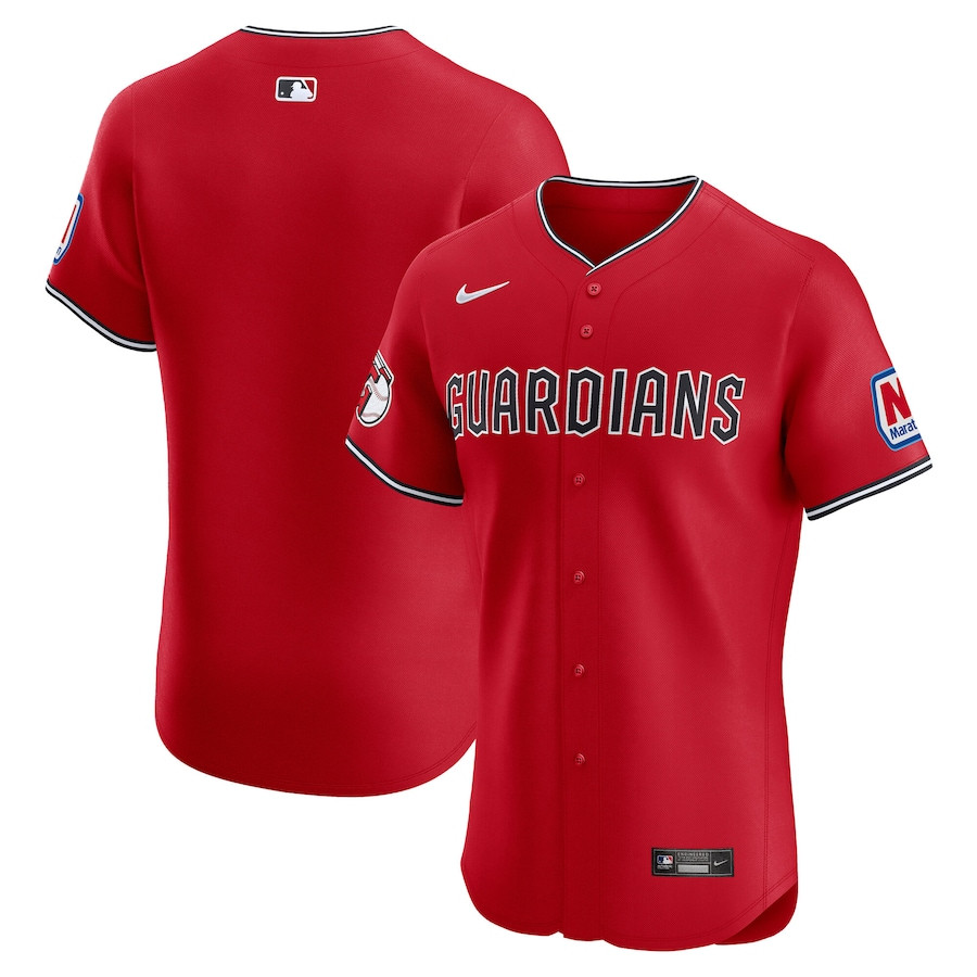 Cleveland Guardians Alternate Elite Red MLB Jersey Men's