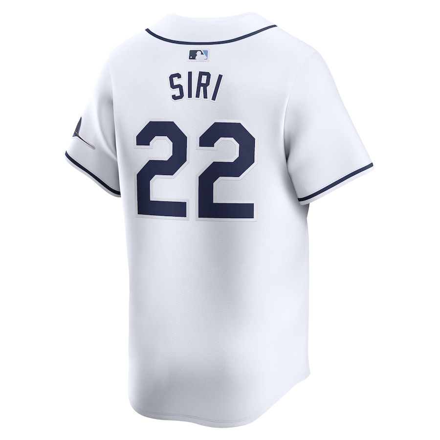 Jose Siri 22 Tampa Bay Rays Home Limited Player White MLB Jersey Men's