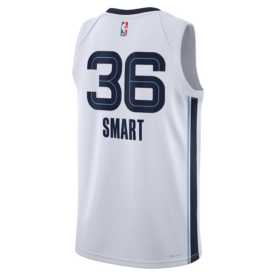 Marcus Smart 36 Memphis Grizzlies Unisex Swingman Association Editio White NBA Jersey Unisex