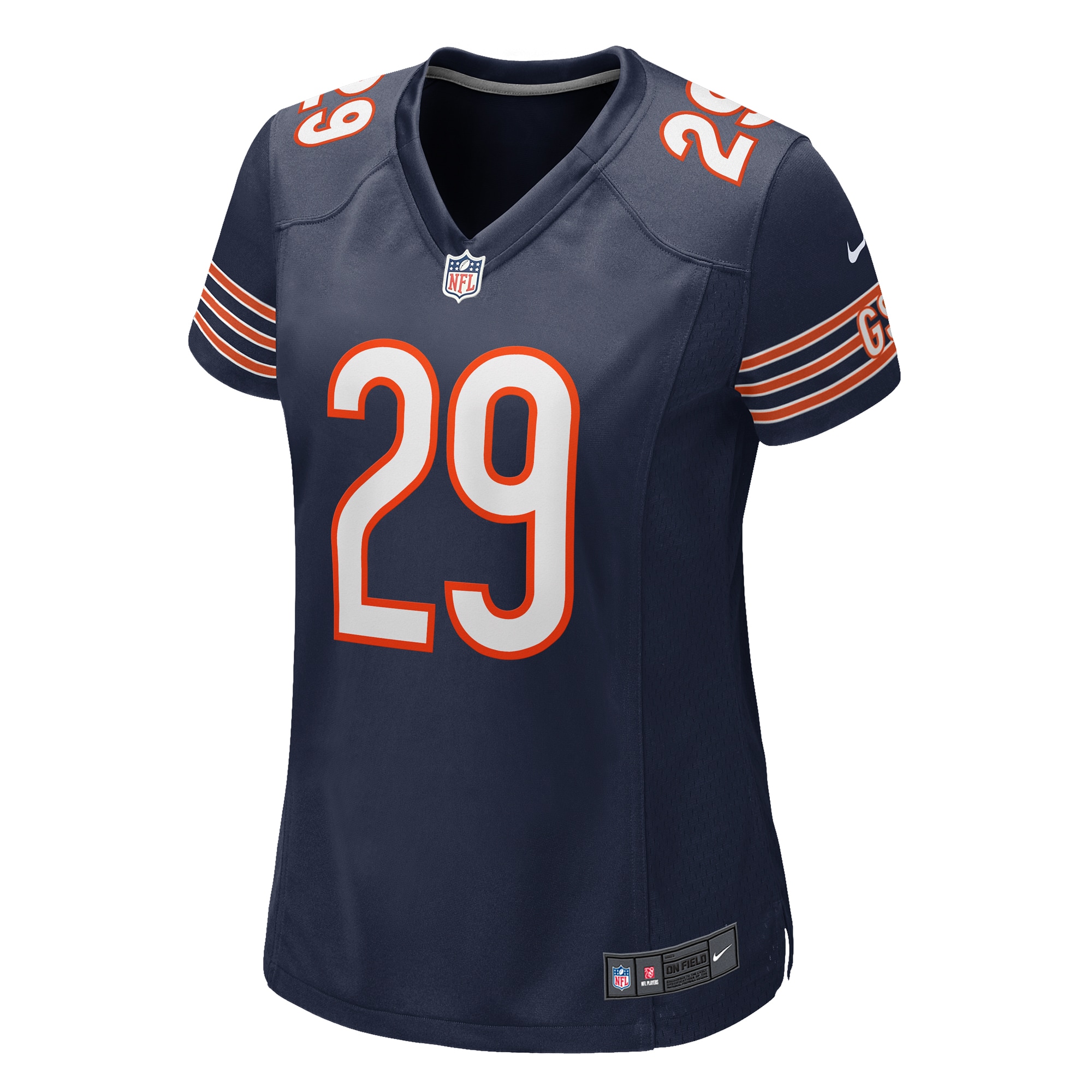 Chicago Bears Tyrique Stevenson Navy Game NFL Jersey Women's
