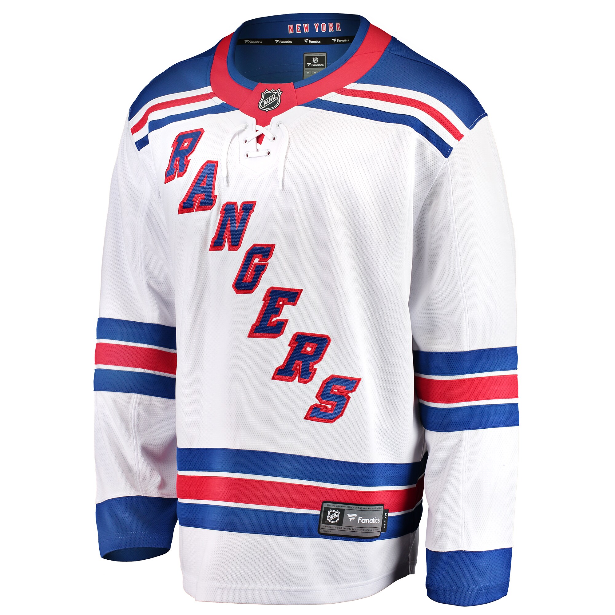 New York Rangers White Away Breakaway NHL Jersey Youth