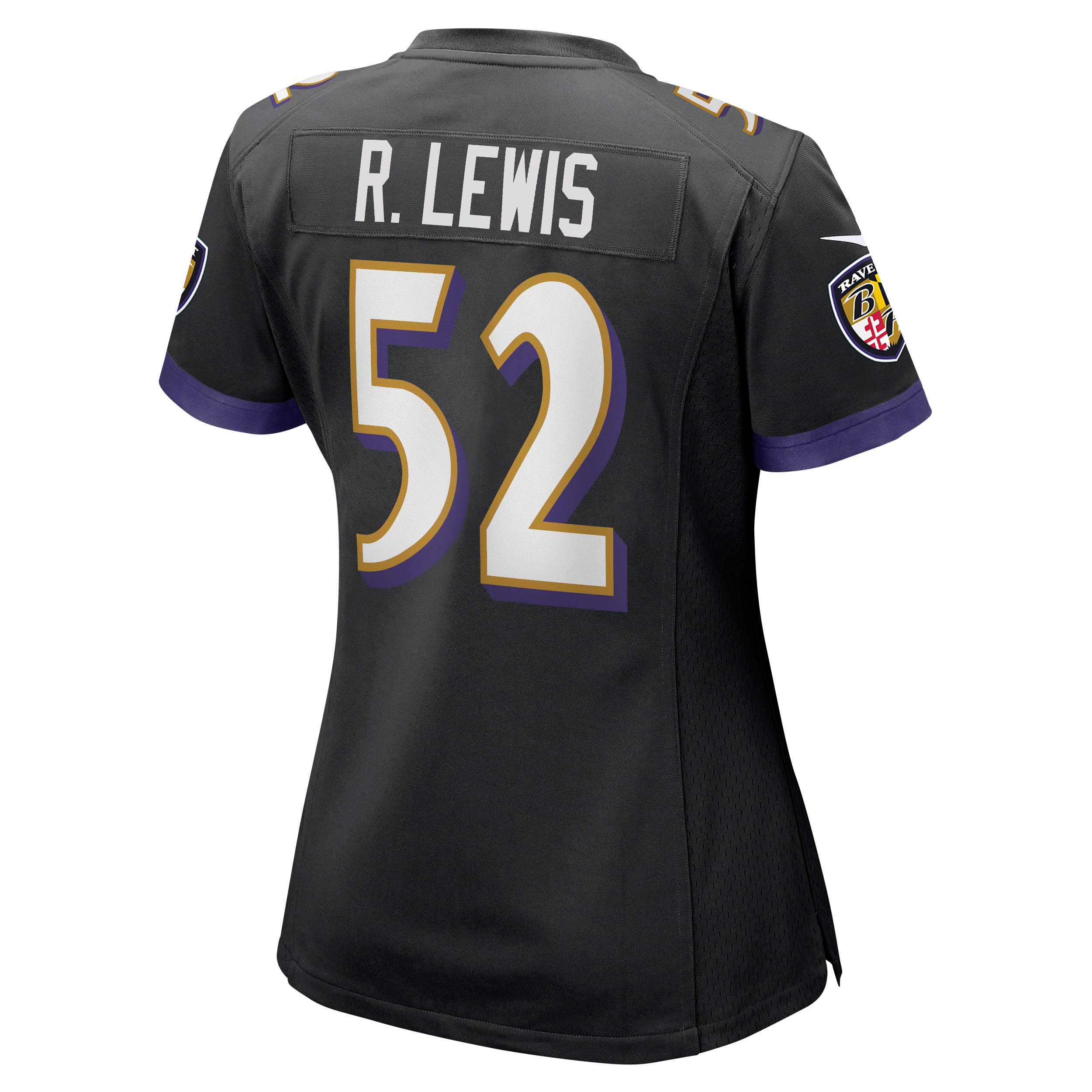 Baltimore Ravens Ray Lewis Black Retired Player NFL Jersey Women's