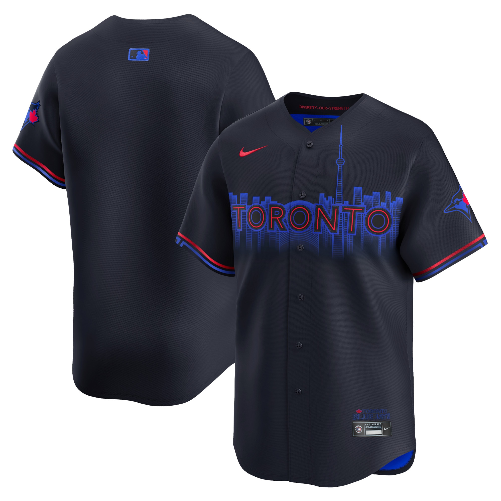 Toronto Blue Jays Navy 2024 City Connect Limited MLB Jersey Men's