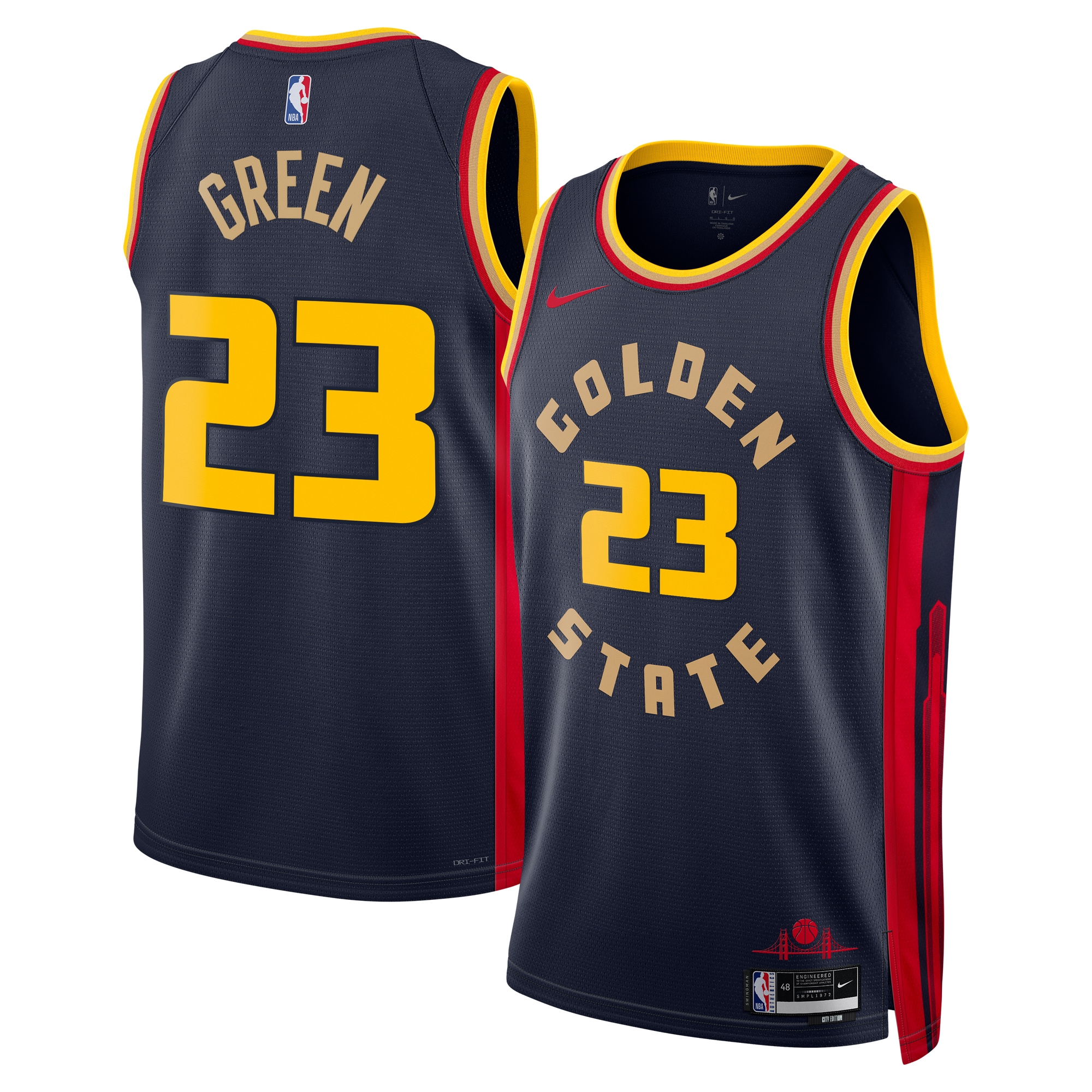 Golden State Warriors City Edition Swingman 2024 Navy Draymond Gree Unisex NBA Jersey Unisex
