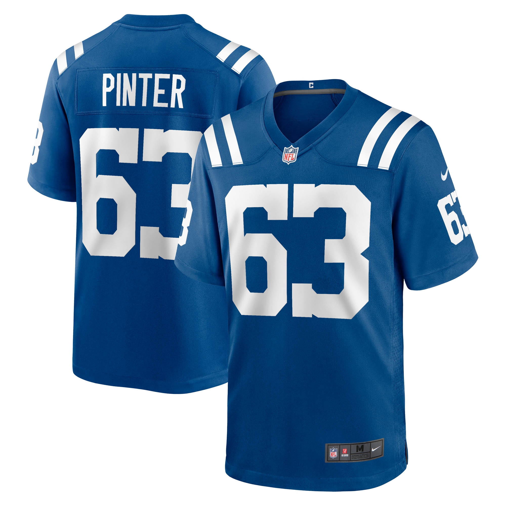 Indianapolis Colts Danny Pinter Royal Game NFL Jersey Men's