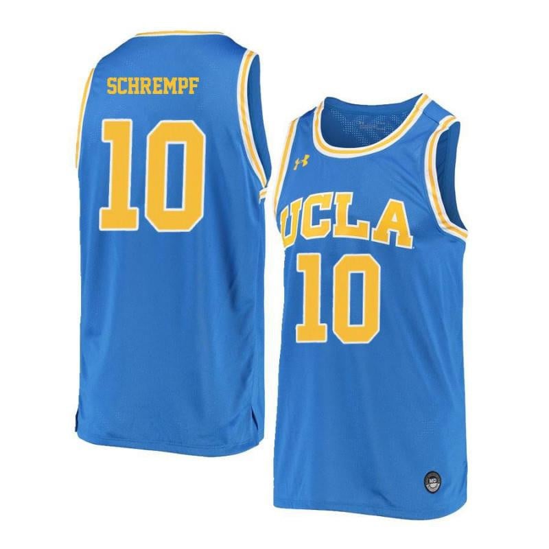 10 Alex Schrempf Blue Retro Elite UCLA Bruins NCAA Jersey Men's