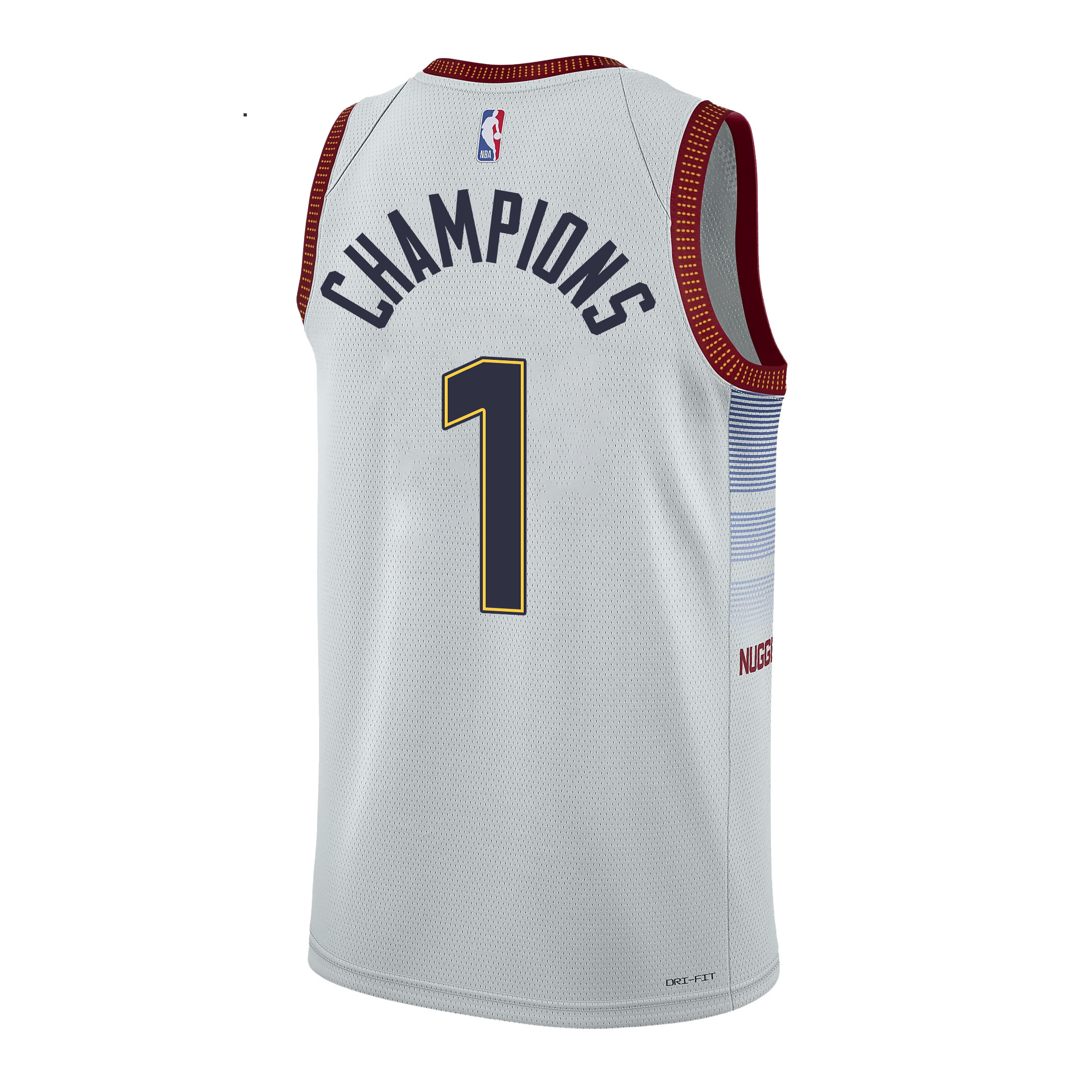 Denver Nuggets 2023 The Final Champions Swingman Golden Triump White NBA Jersey Men's