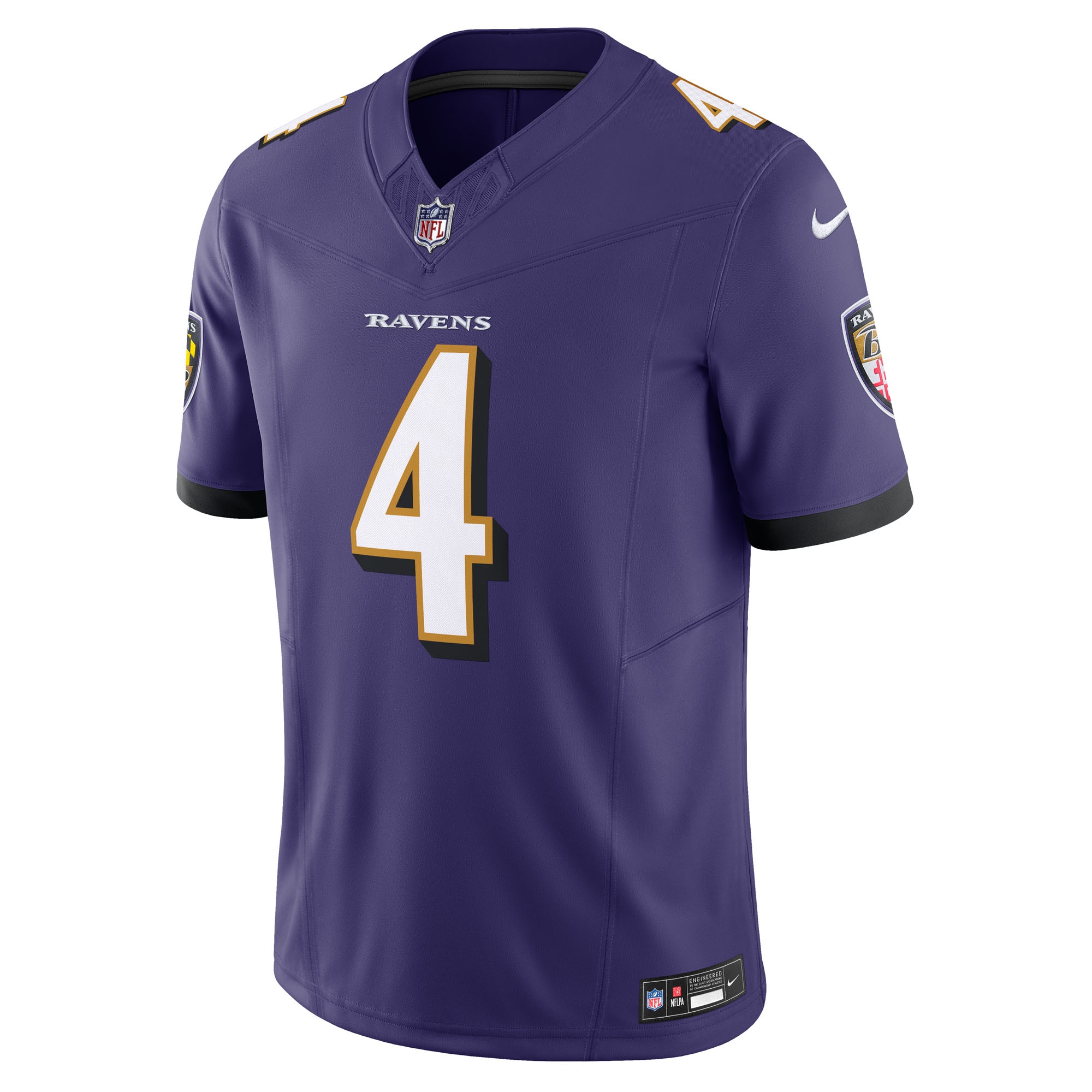 Baltimore Ravens Zay Flowers Purple Vapor F.U.S.E. Limited NFL Jersey Men's
