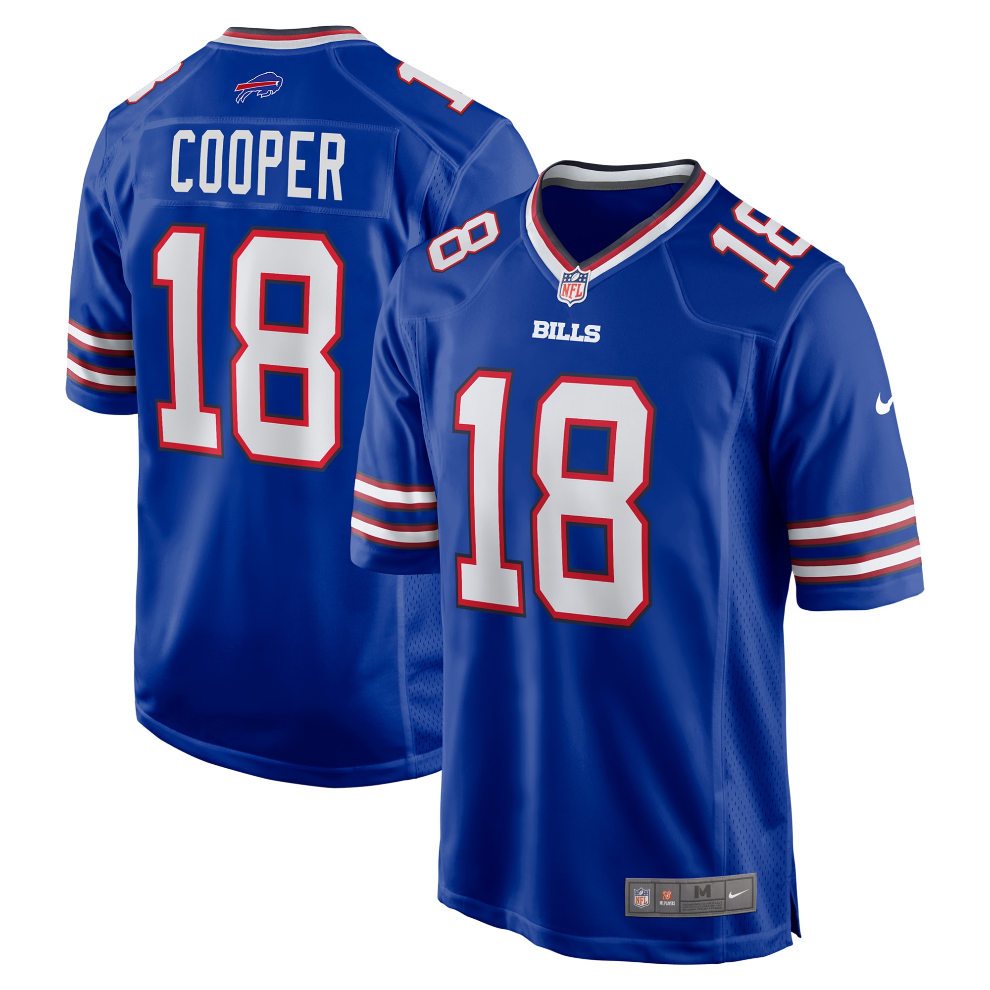 Buffalo Bills Amari Cooper Royal Game NFL Jersey Men's