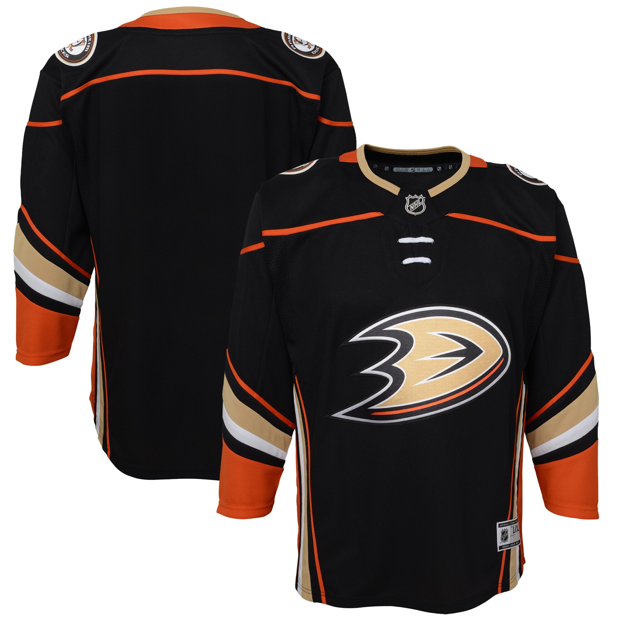 Anaheim Ducks Black Home Premier NHL Jersey Youth