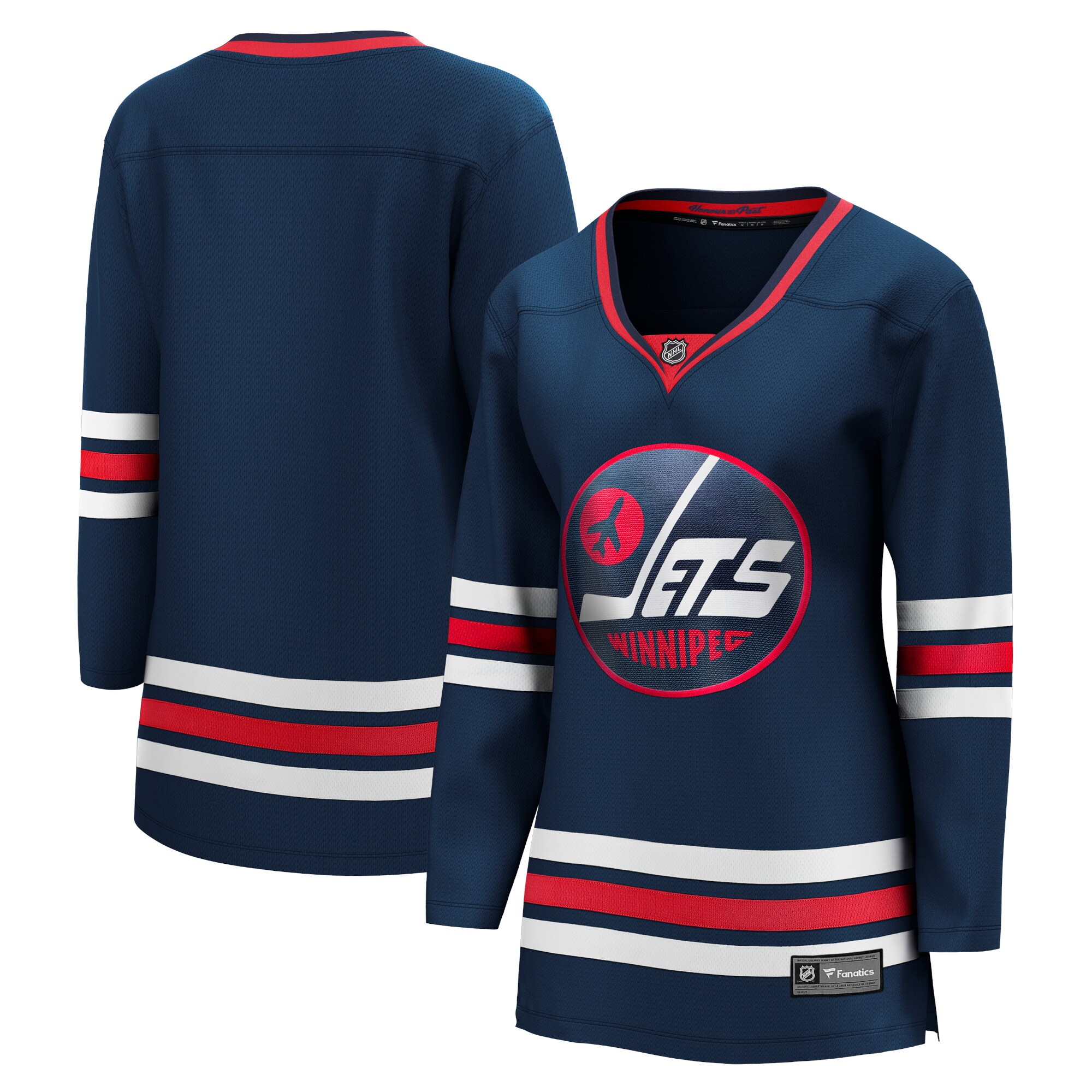 Winnipeg Jets Navy Alternate Premier Breakaway Player NHL Jersey Women's