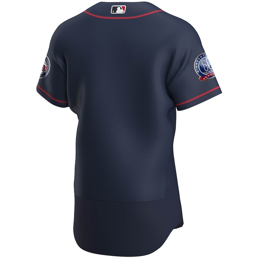 Minnesota Twins 60th Season Alternate Team Elite Navy MLB Jersey Men's