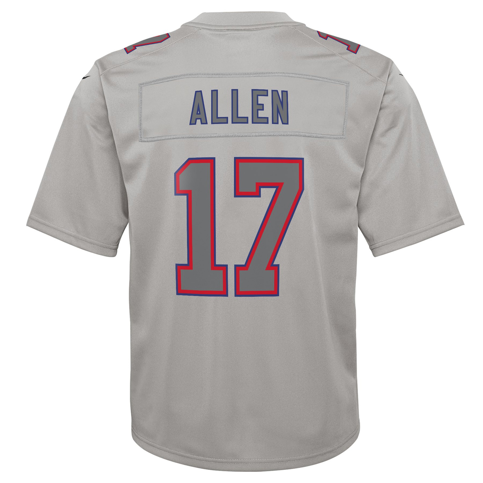 Buffalo Bills Josh Allen Gray Atmosphere Game NFL Jersey Youth