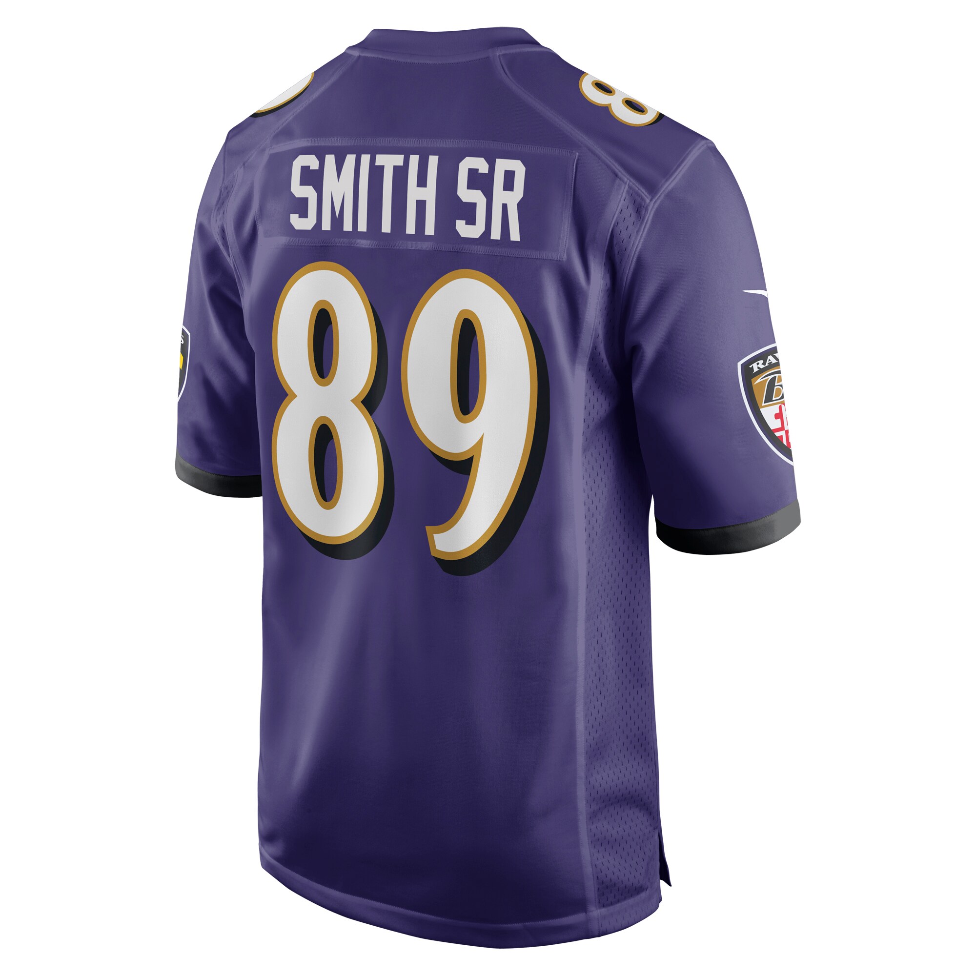 Baltimore Ravens Steve Smith Sr. Purple Retired Player Game NFL Jersey Men's
