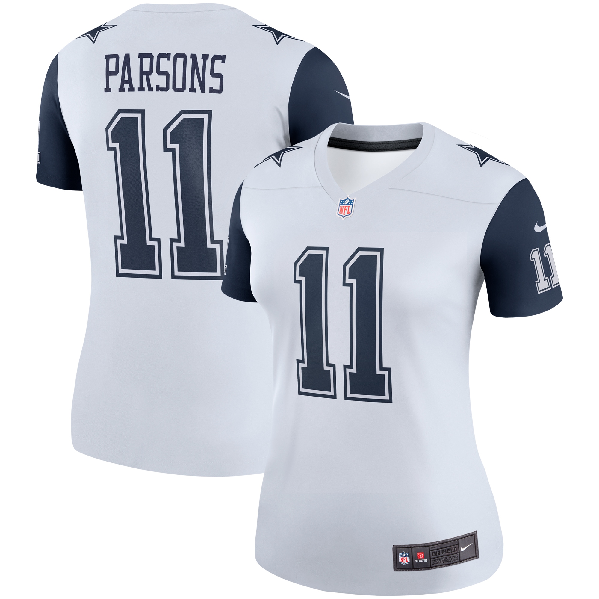 Dallas Cowboys Micah Parsons White Legend Player Performance Top NFL Jersey Women's