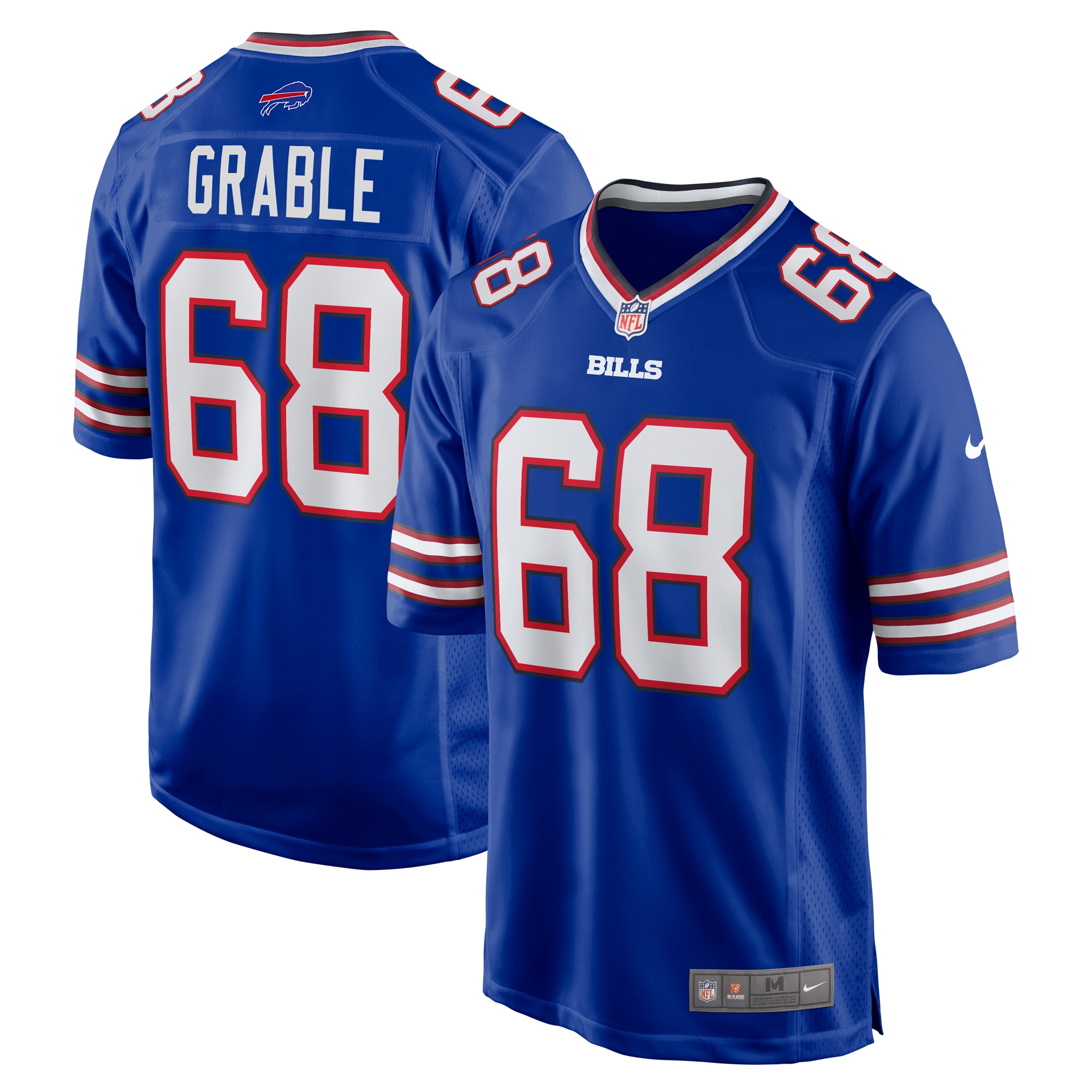 Buffalo Bills Tylan Grable Royal Game NFL Jersey Men's