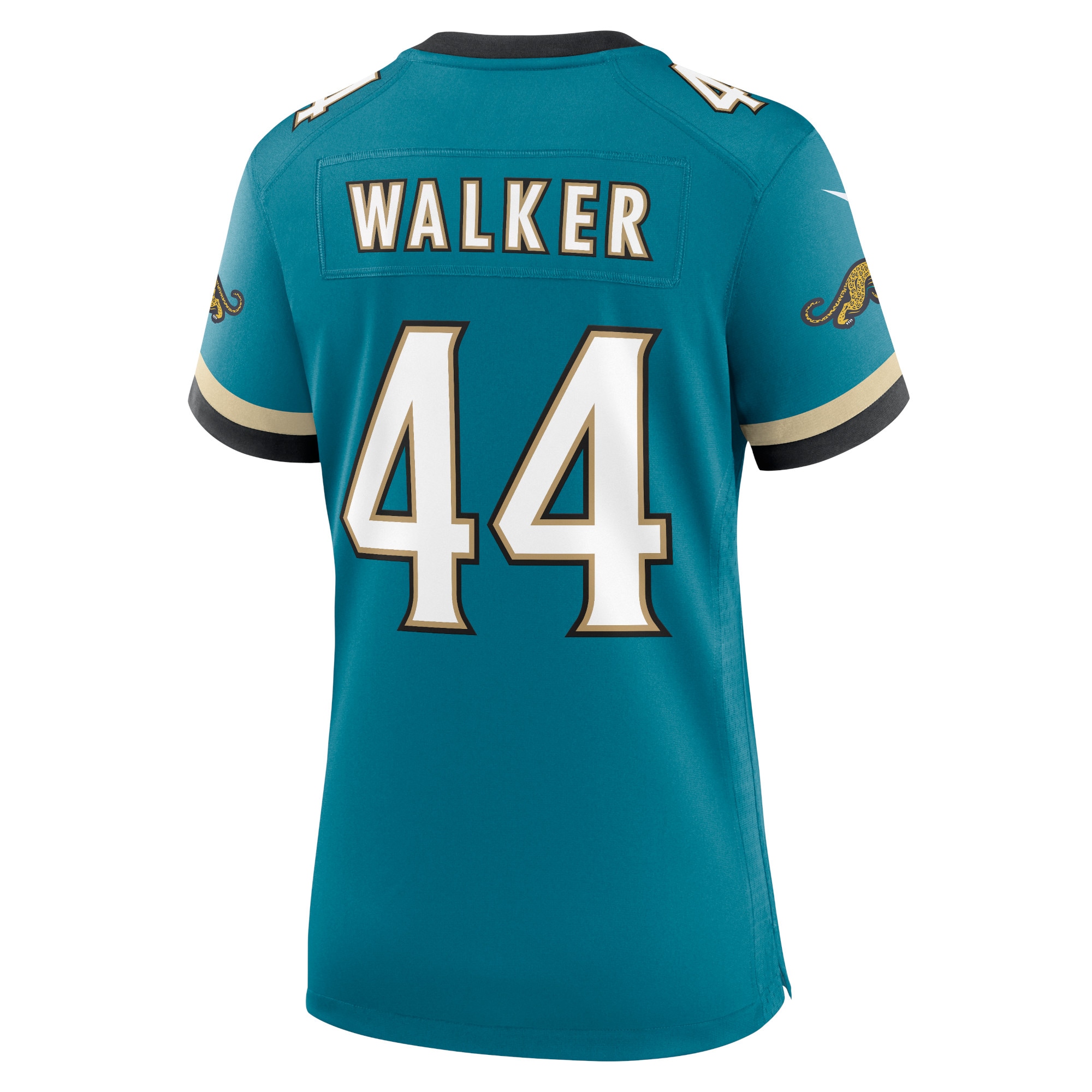 Jacksonville Jaguars Travon Walker Teal Prowler Throwback Game NFL Jersey Women's