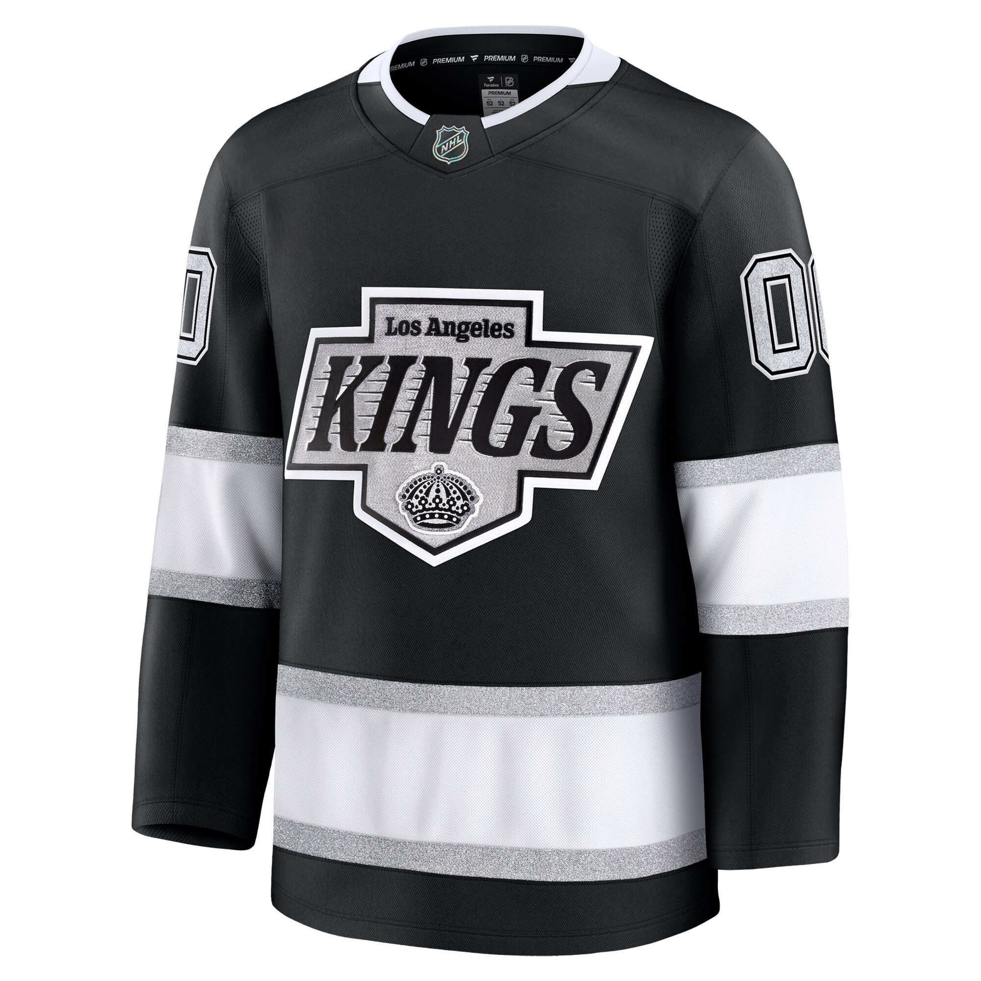 Los Angeles Kings Black Home Premium Custom NHL Jersey Men's