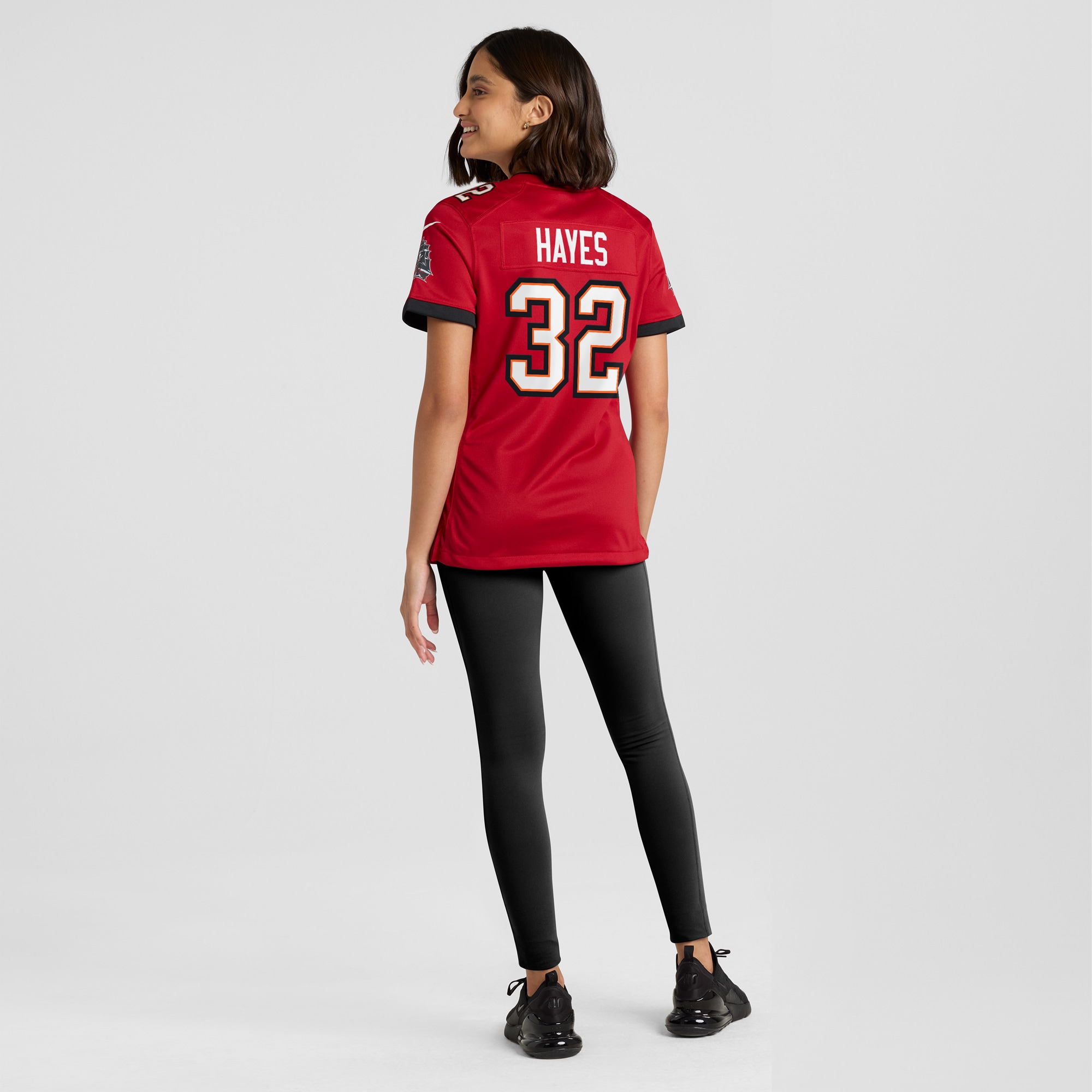 Tampa Bay Buccaneers Josh Hayes Red Game NFL Jersey Women's
