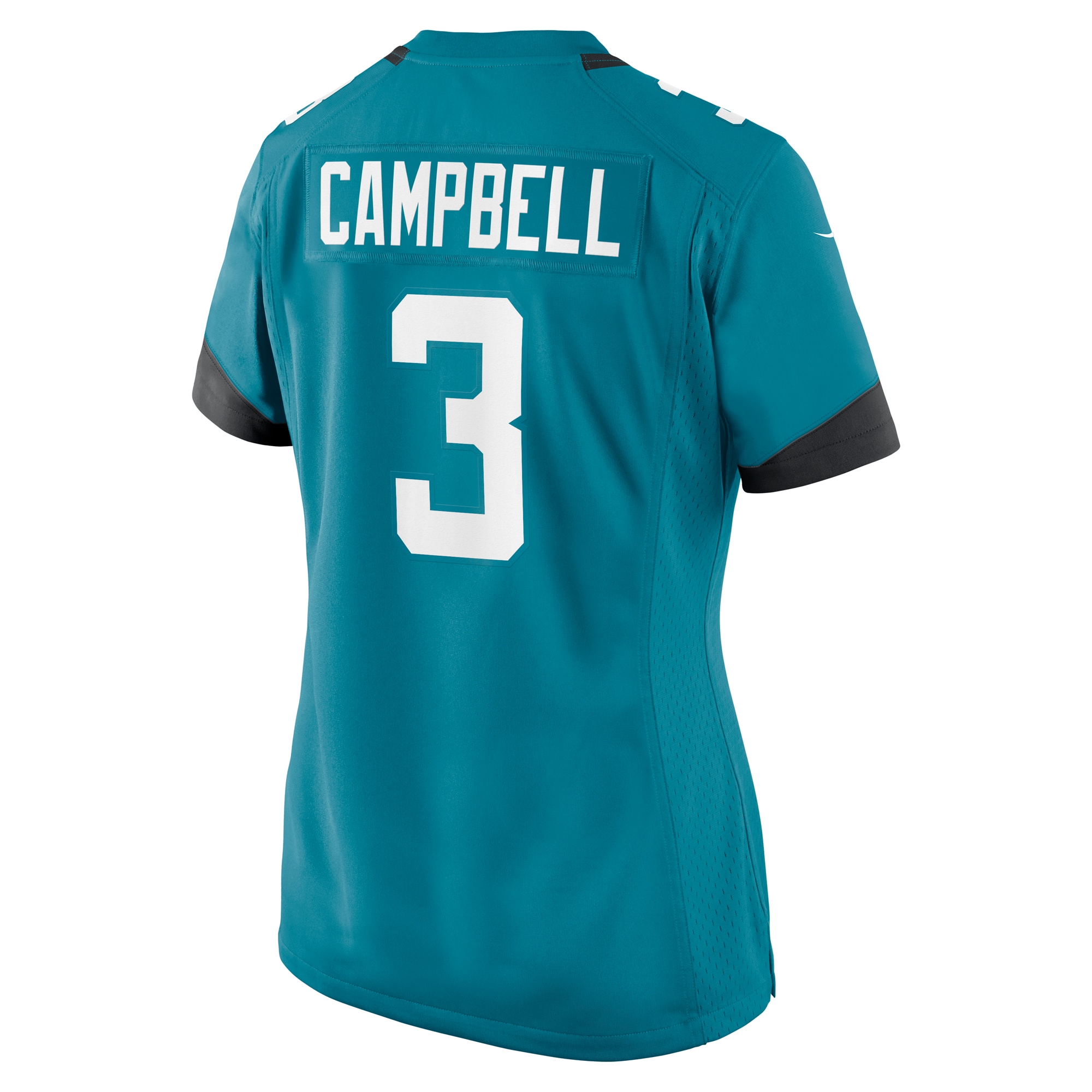 Jacksonville Jaguars Tyson Campbell Teal Game NFL Jersey Women's