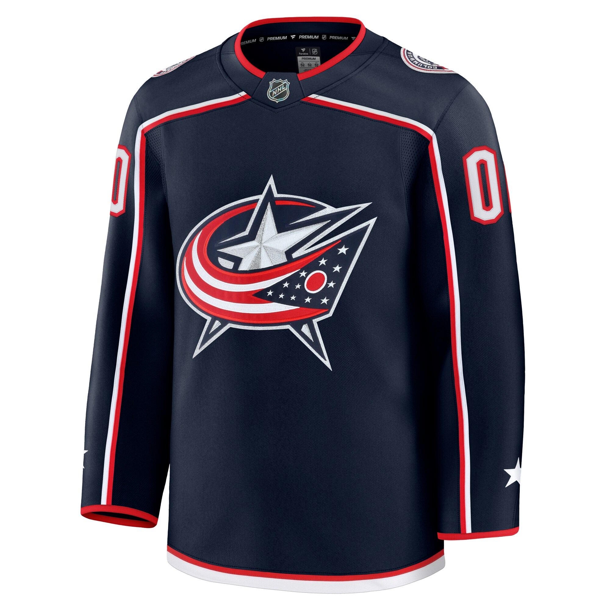 Columbus Blue Jackets Navy Home Premium Custom NHL Jersey Men's