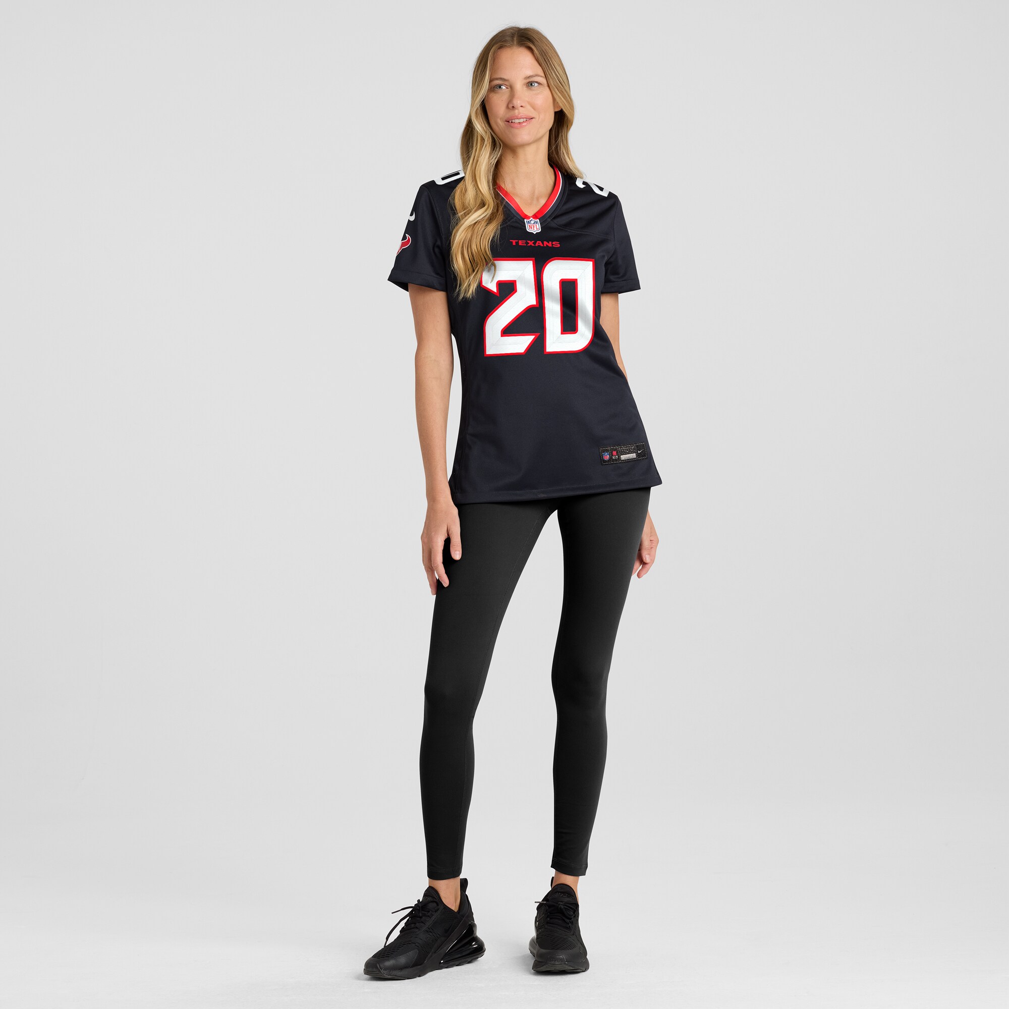 Houston Texans C.J. Henderson Navy Team Game NFL Jersey Women's