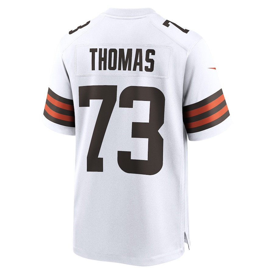 Joe Thomas 73 Cleveland Browns Retired Game White NFL Jersey Men's