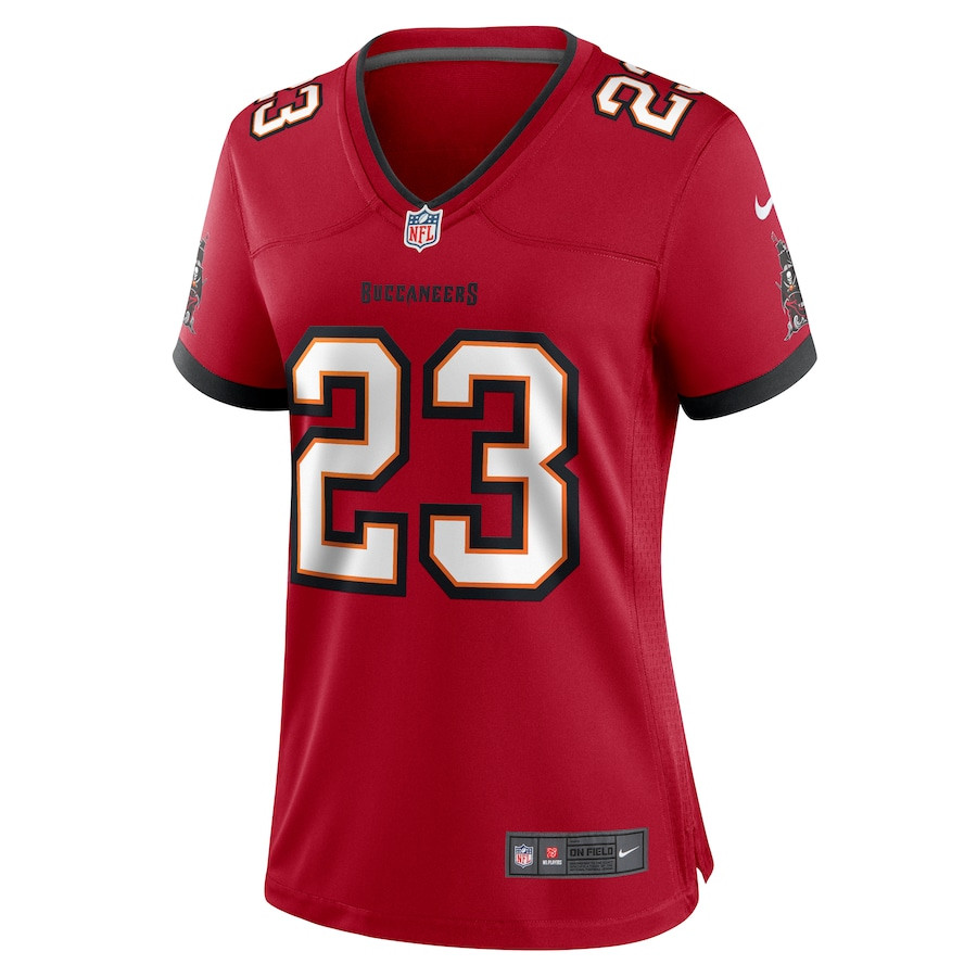 Tykee Smith 23 Tampa Bay Buccaneers Game Red NFL Jersey Women's