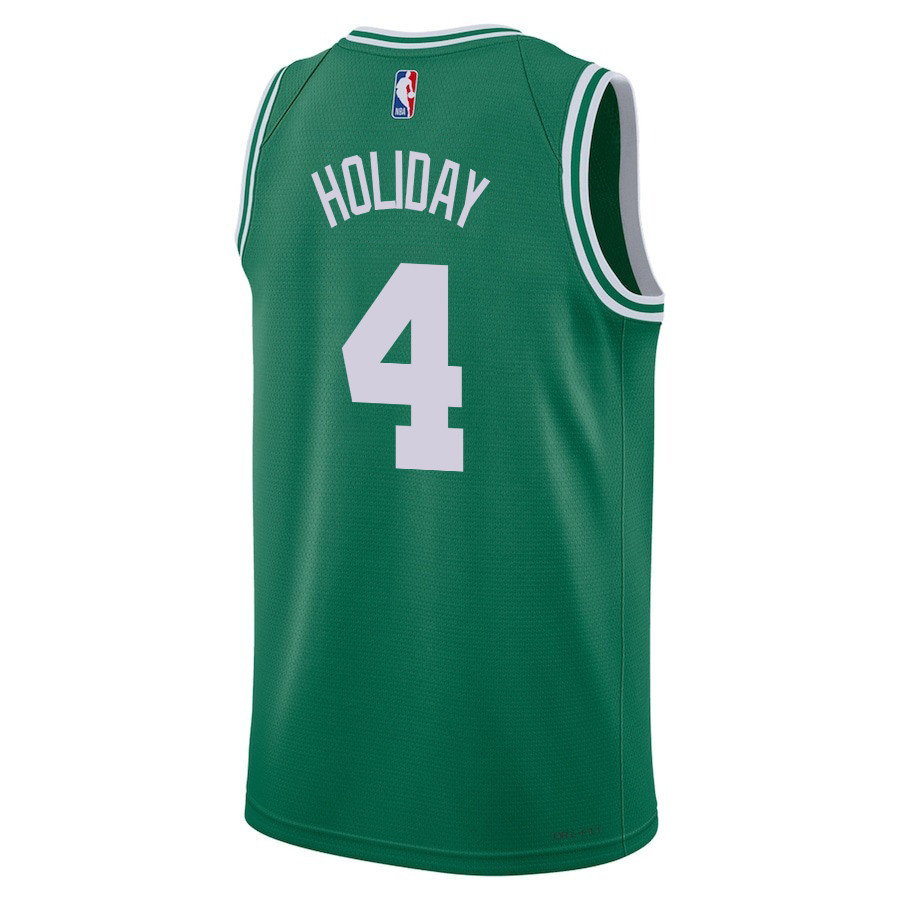 Jrue Holiday 4 Boston Celtics 2024 FINALS CHAMPIONS Icon Edition Kelly Green NBA Jersey Men's