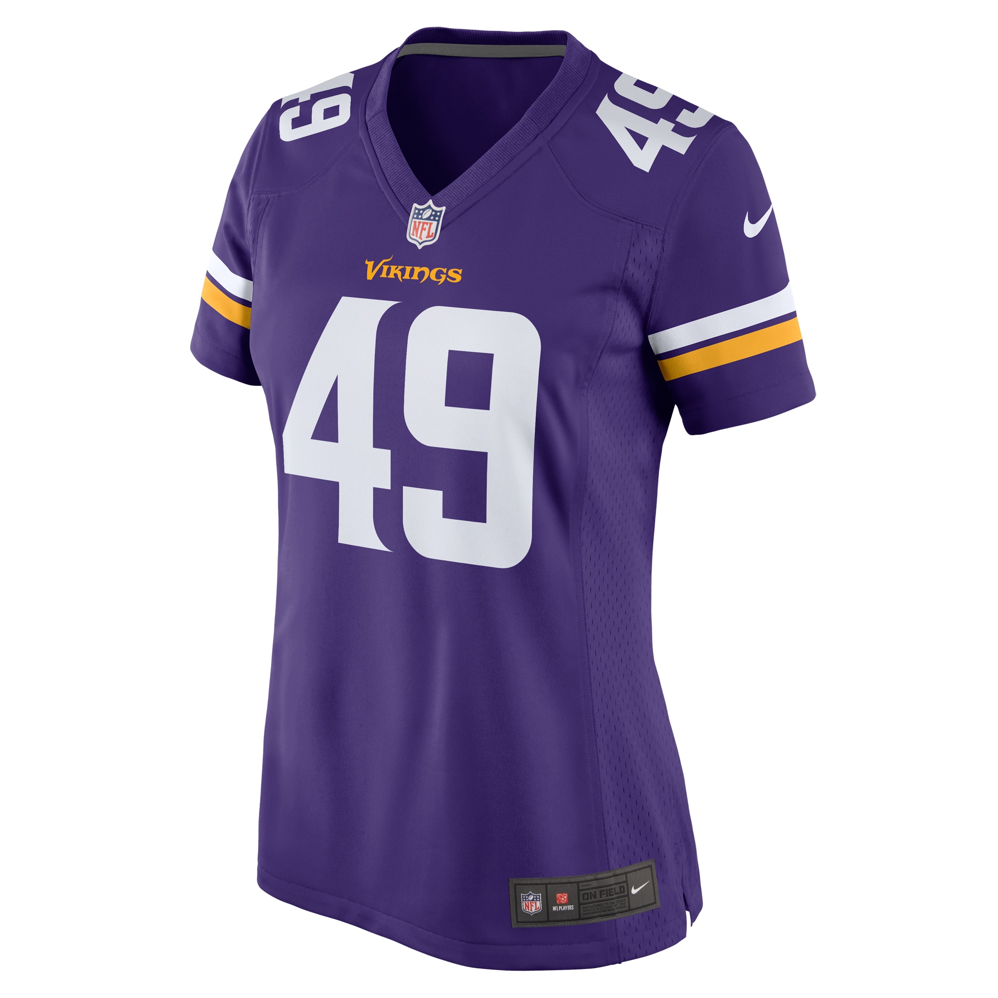 Minnesota Vikings Seth Vernon Purple Game NFL Jersey Women's
