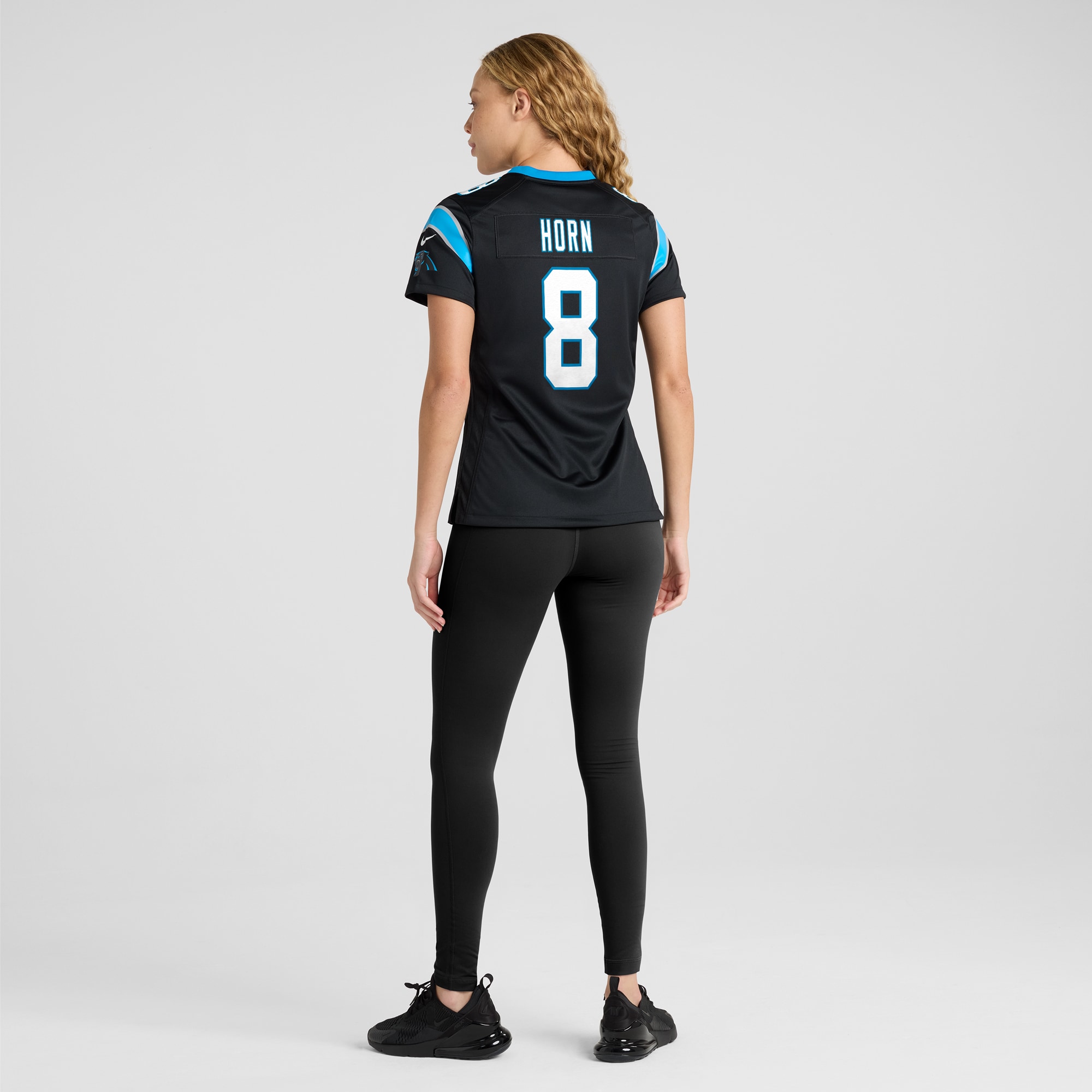 Carolina Panthers Jaycee Horn Black Player NFL Jersey Women's