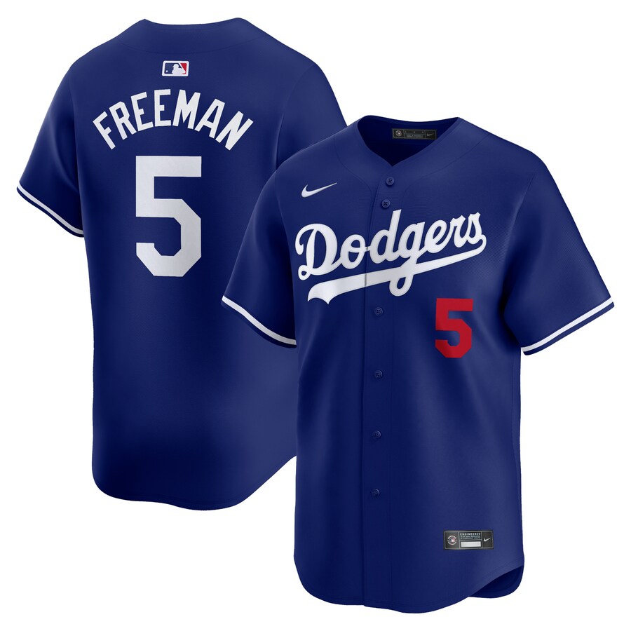 Freddie Freeman Los Angeles Dodgers Alternate Limited Player Jersey Royal