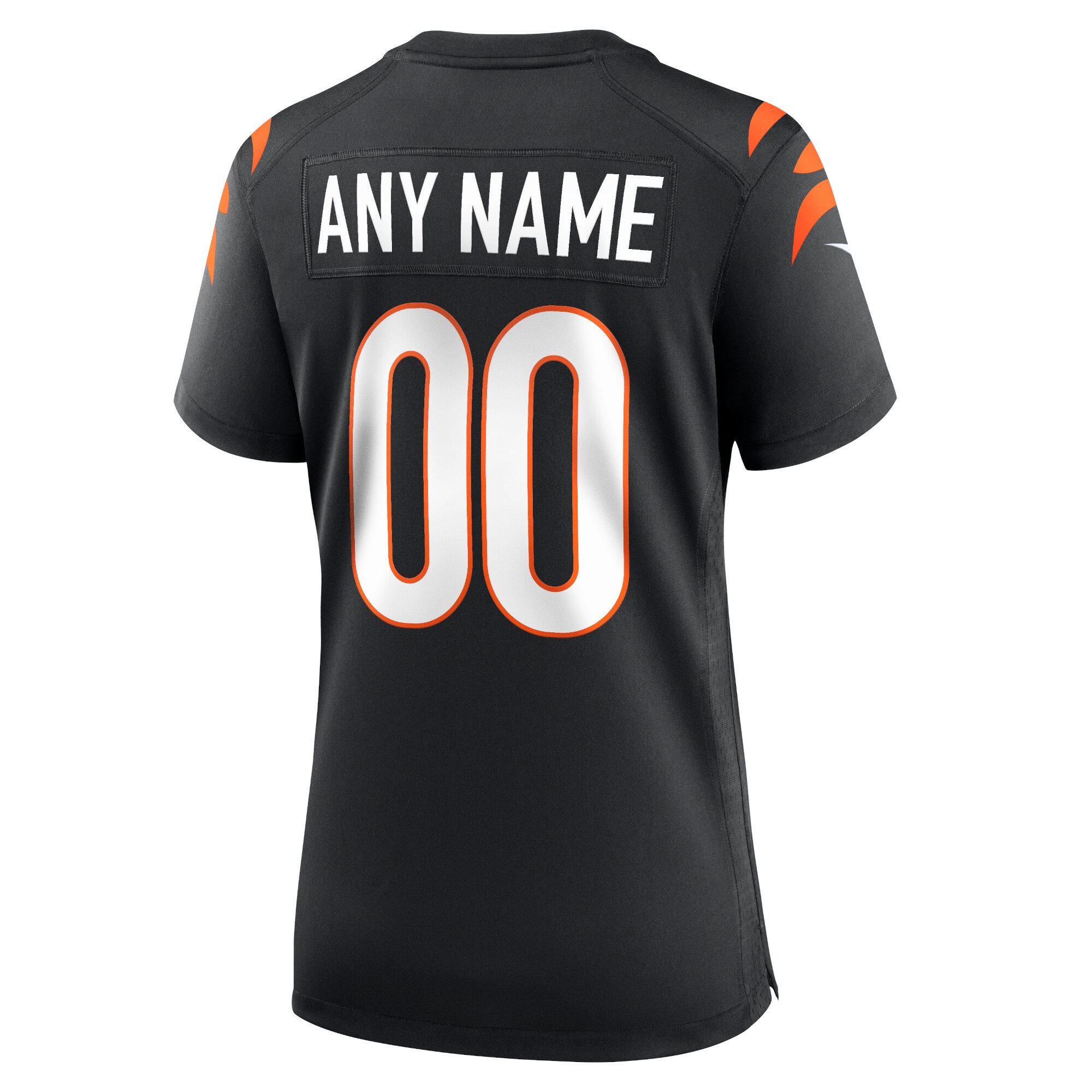 Cincinnati Bengals Black Game Custom NFL Jersey Women's