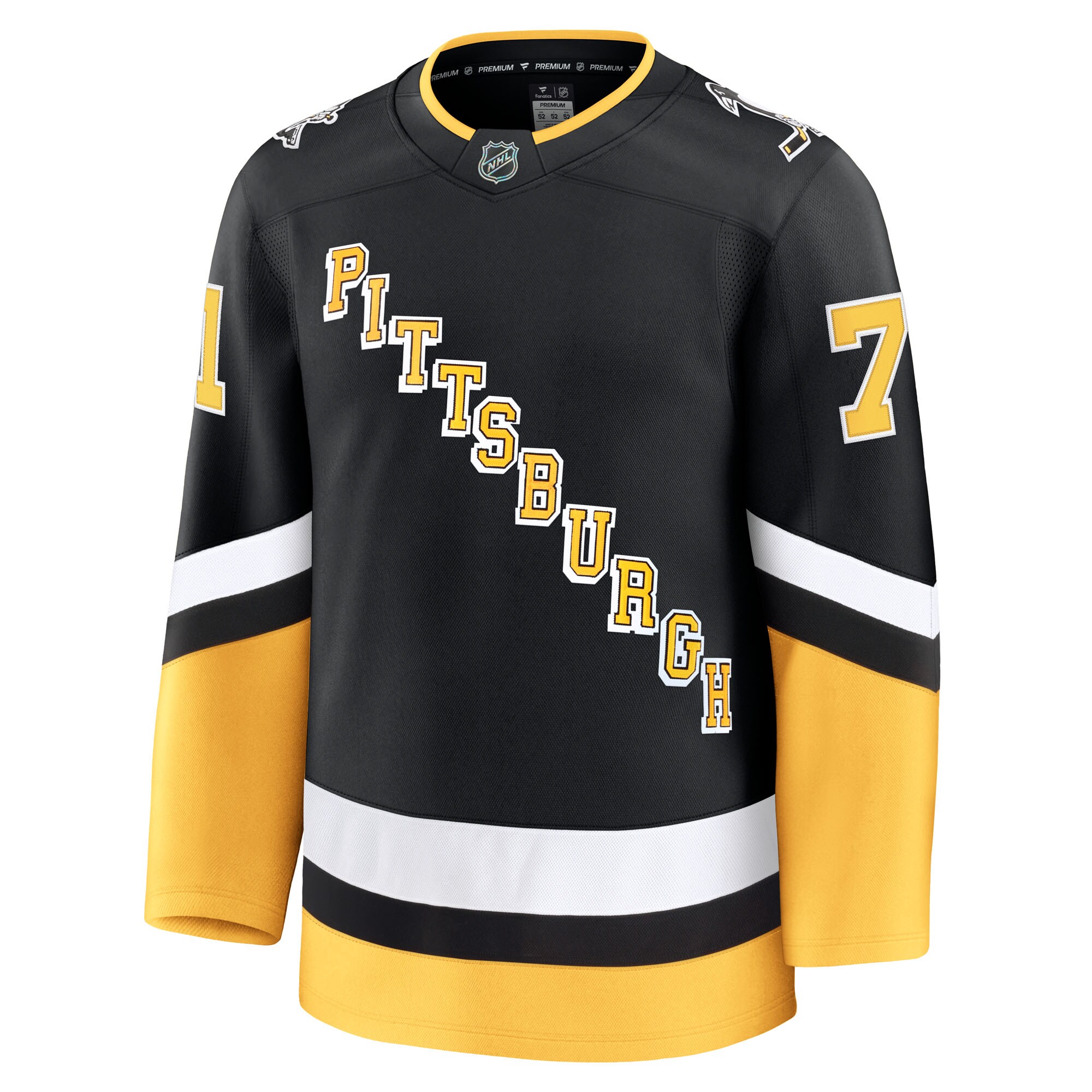 Pittsburgh Penguins Evgeni Malkin Black Alternate Premium NHL Jersey Men's
